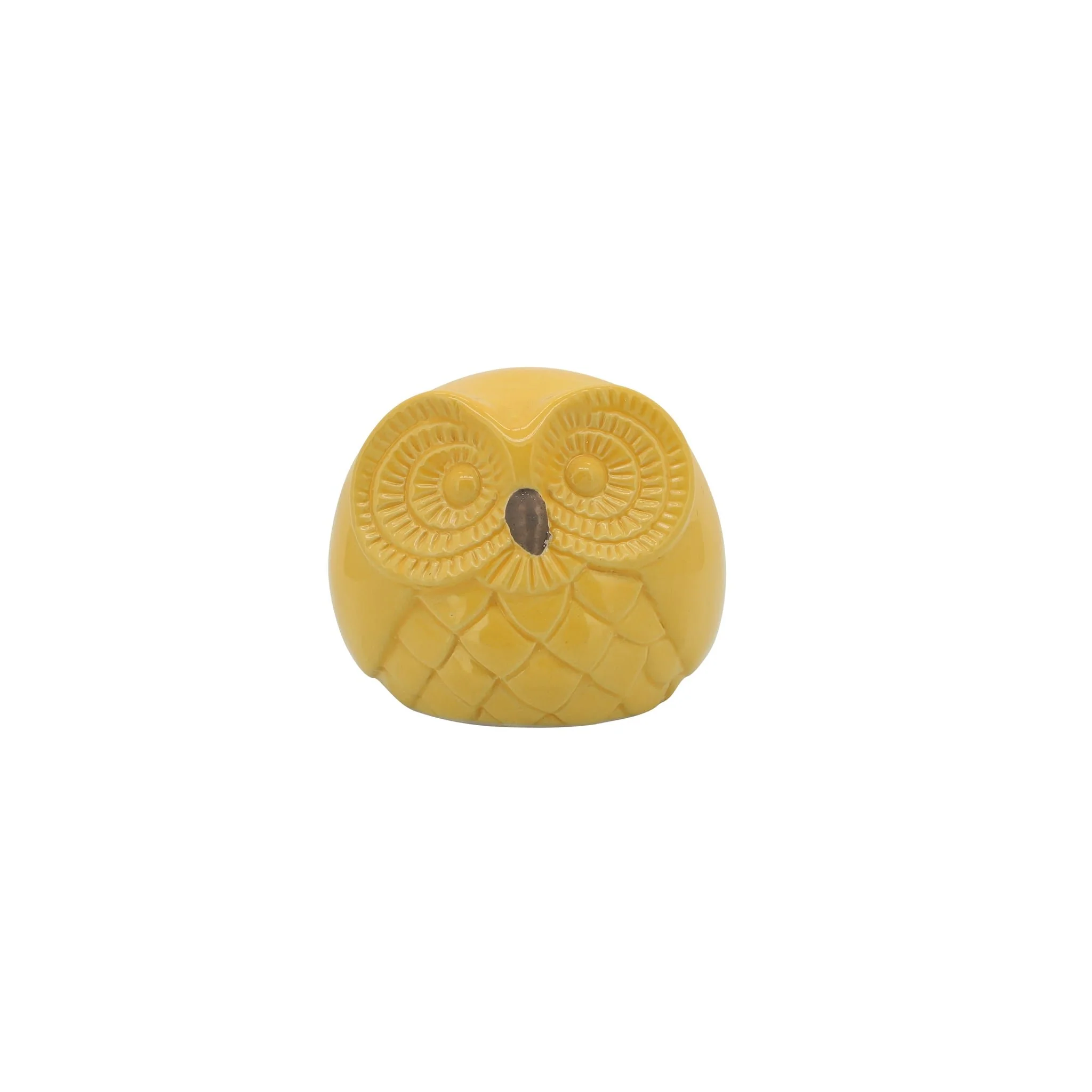 Cer S/3 Owls 8", Yellow - Image 6