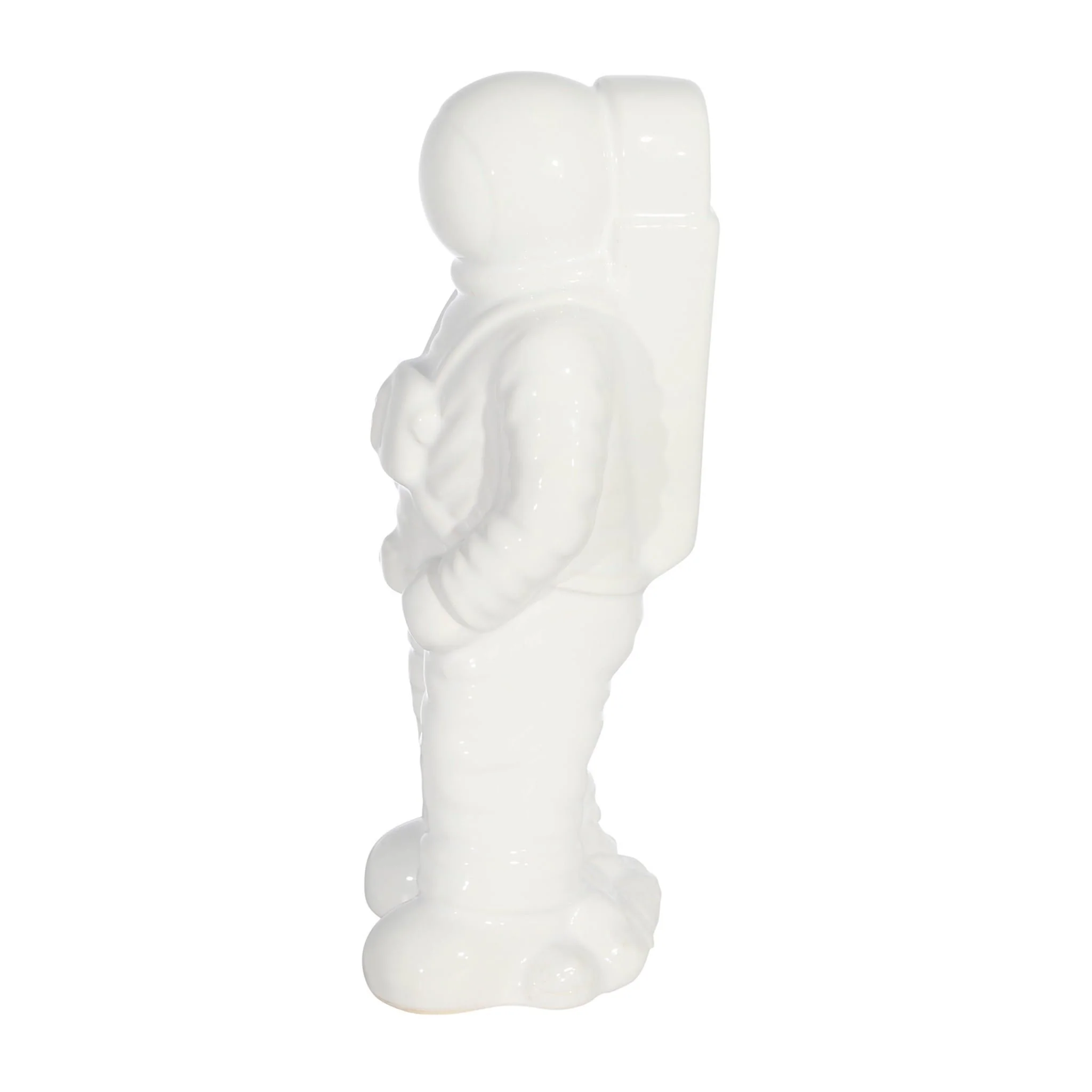 Ceramic 12" Astronaut Statuette, White - Image 4
