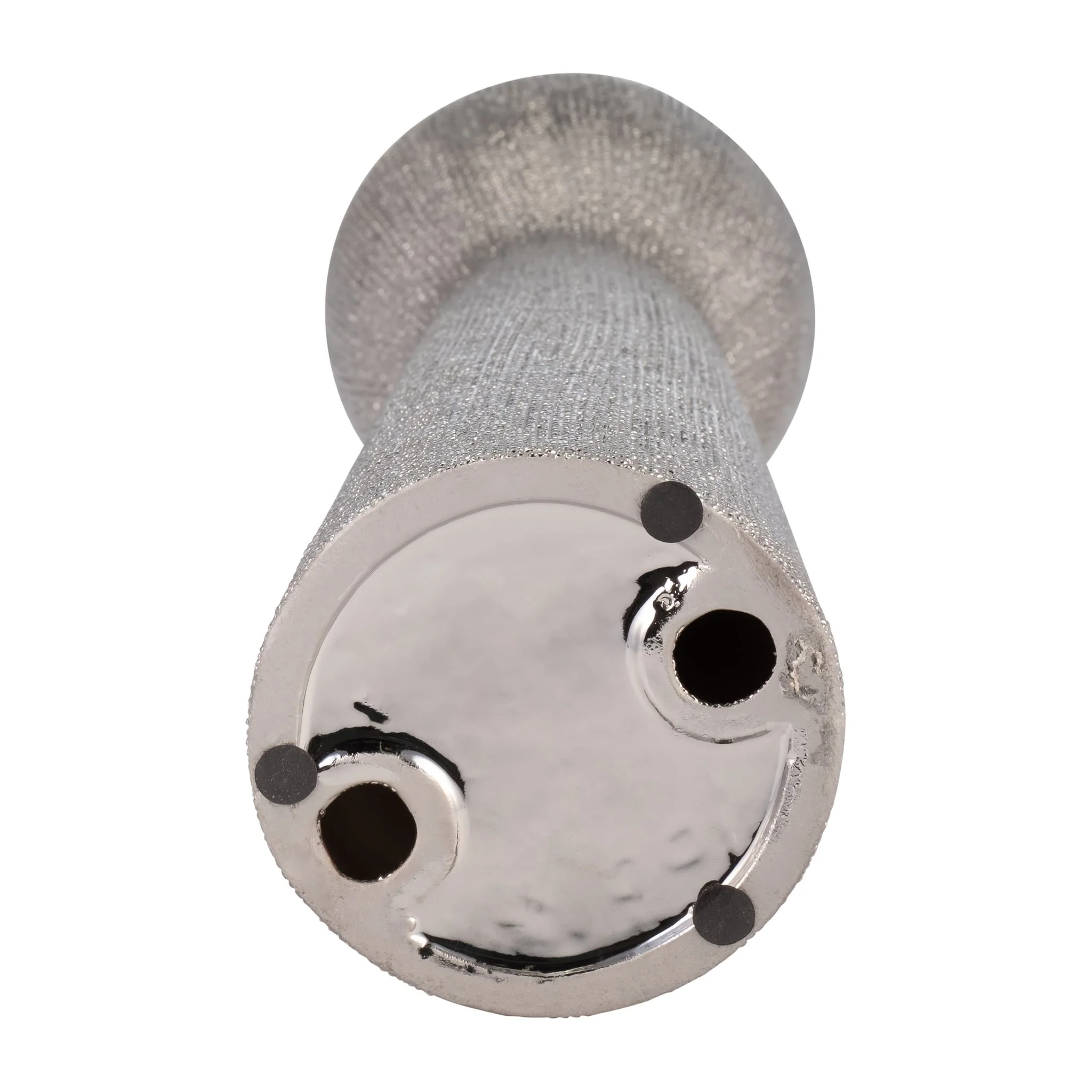Ceramic 14" Bead Candle Holder,silver - Image 6