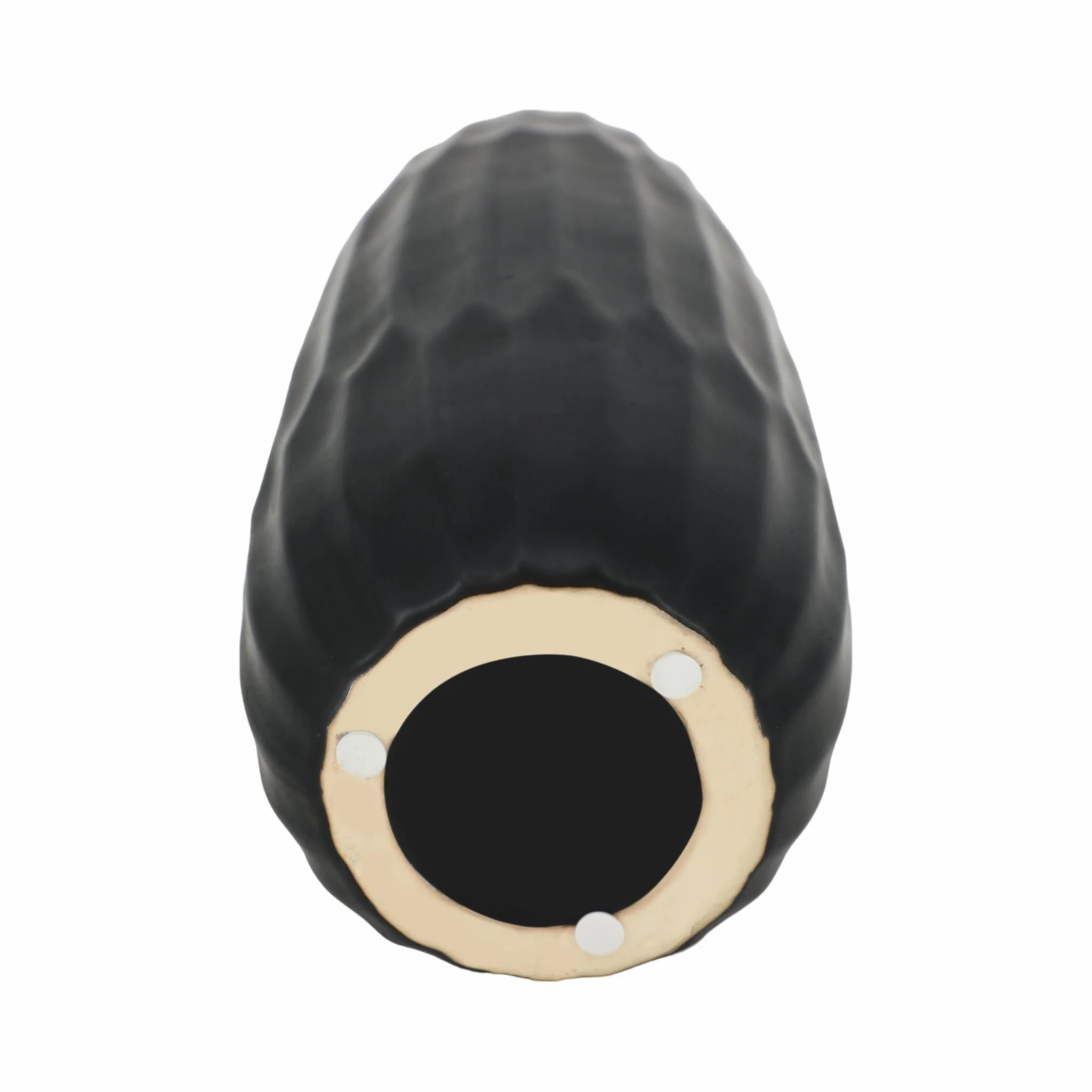 Ceramic 14" Vase , Black - Image 7