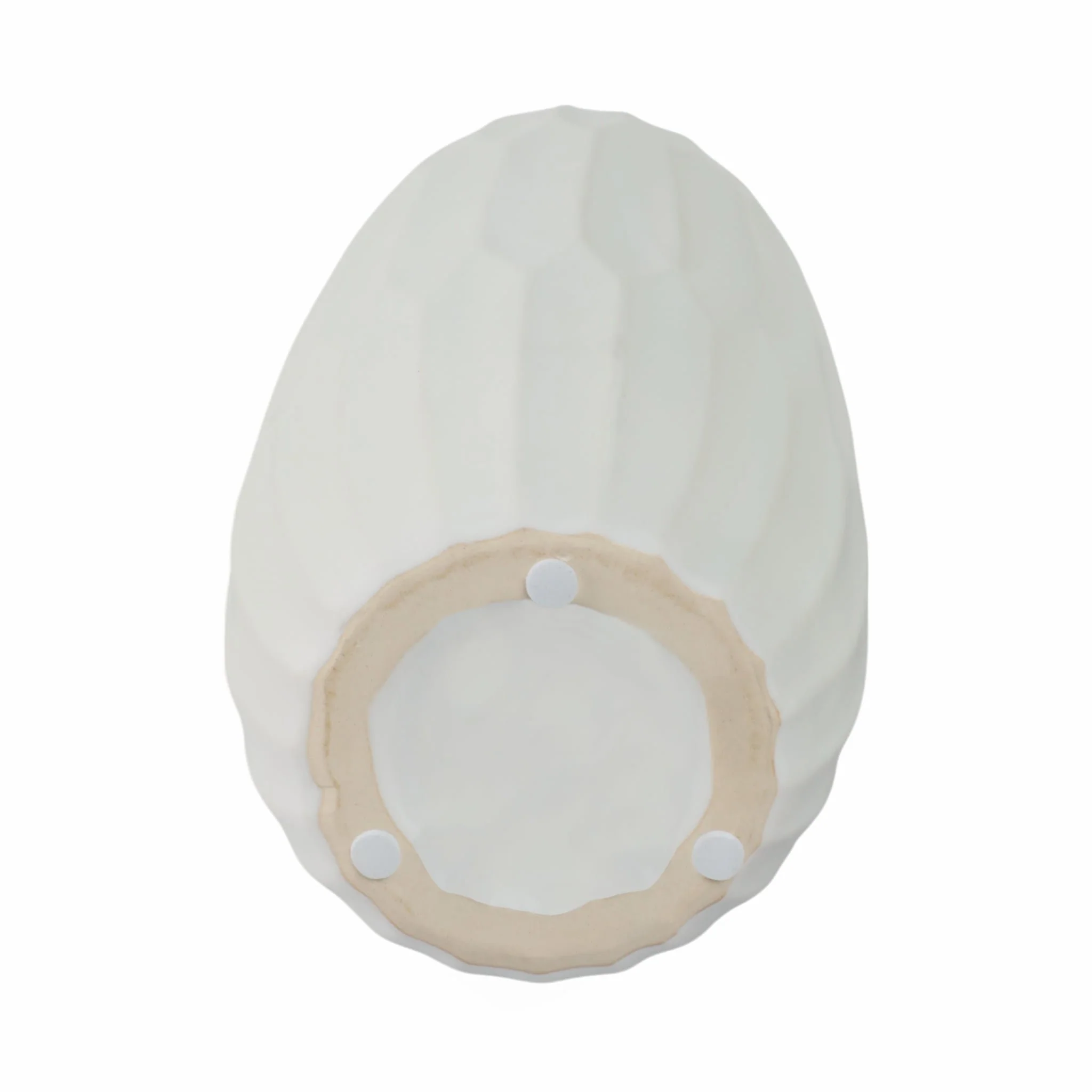 Ceramic 14" Vase , White - Image 7