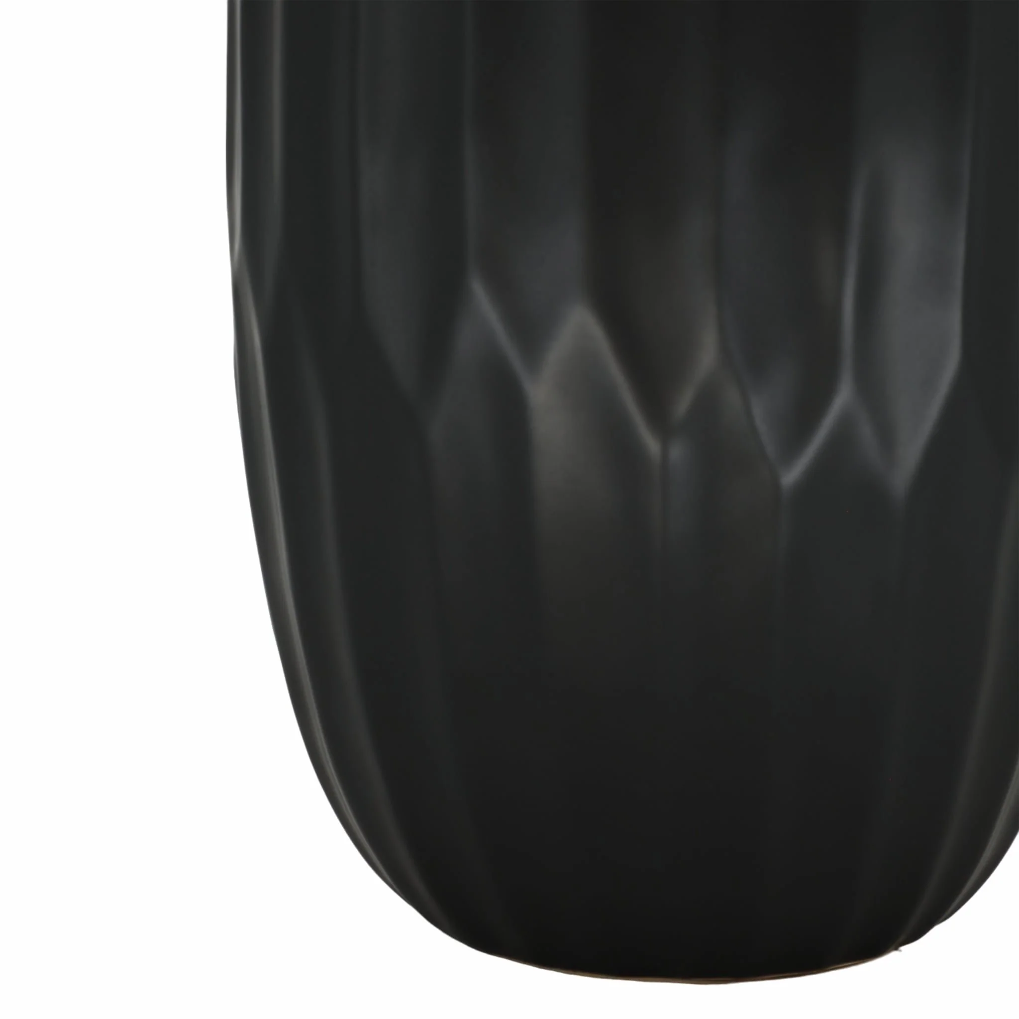 Ceramic 16" Vase , Black - Image 4