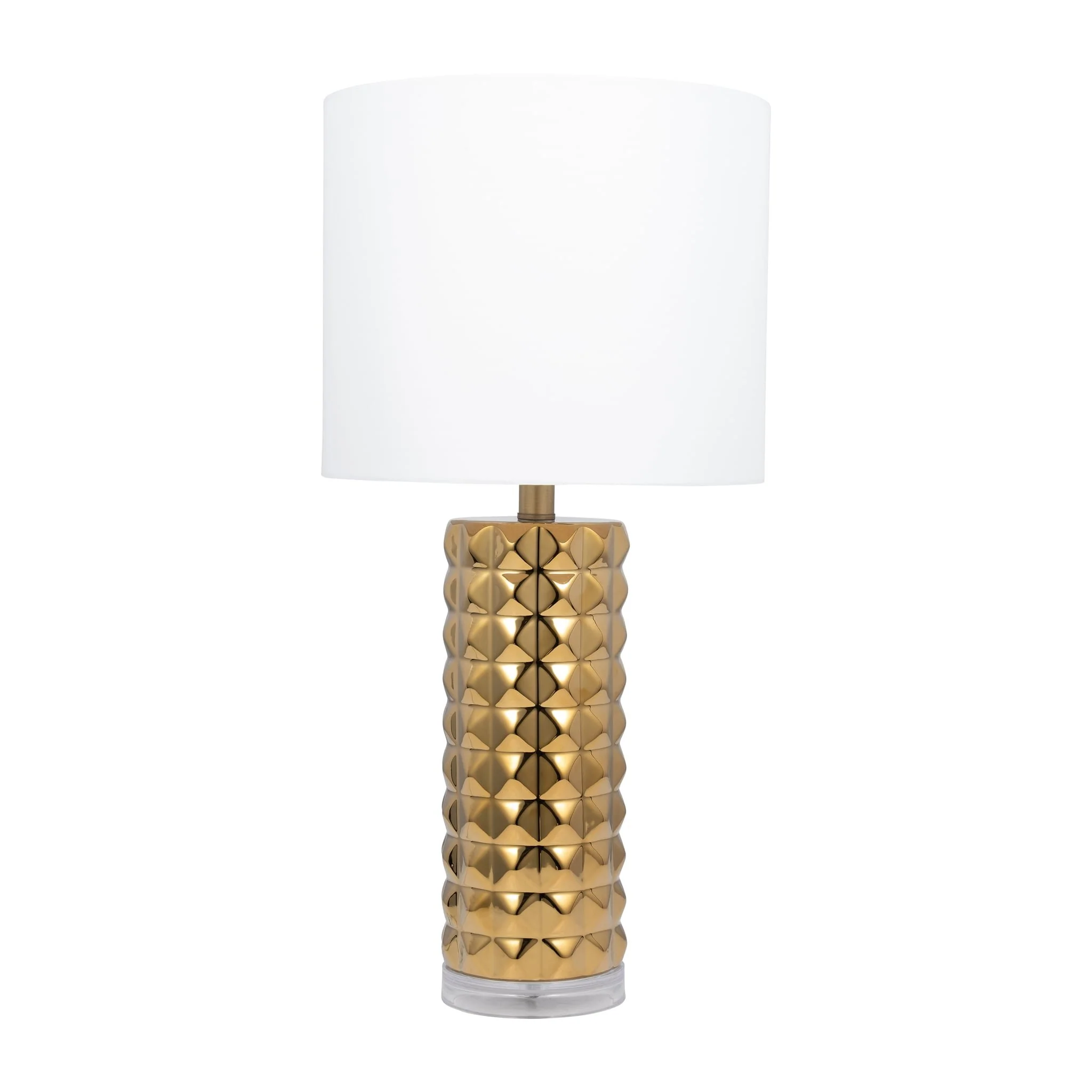Ceramic 25" Table Lamp, Gold - Image 2