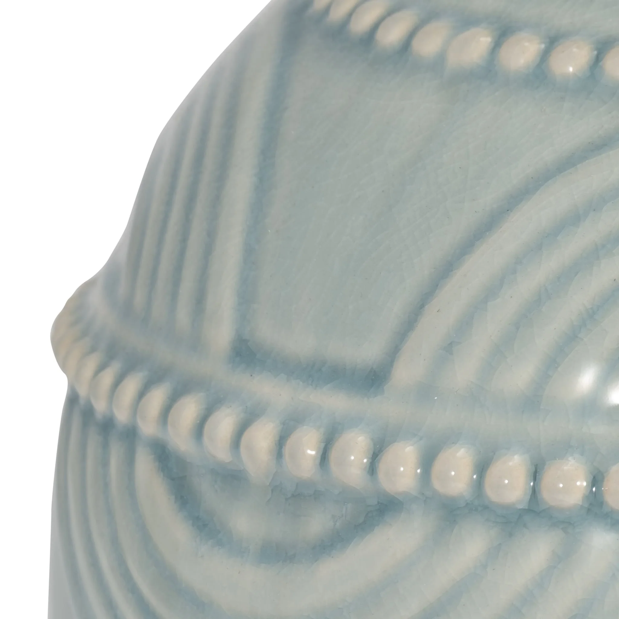 Ceramic 28" Bottle Table Lamp, Blue - Image 4