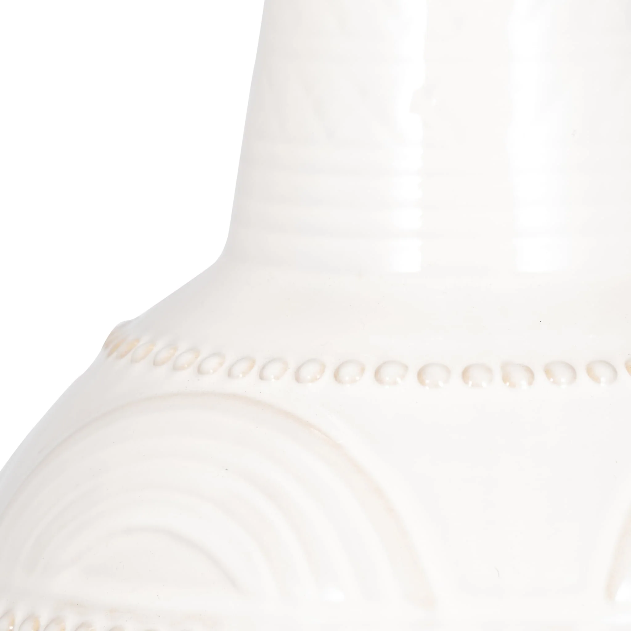 Ceramic 28" Bottle Table Lamp, White - Image 4