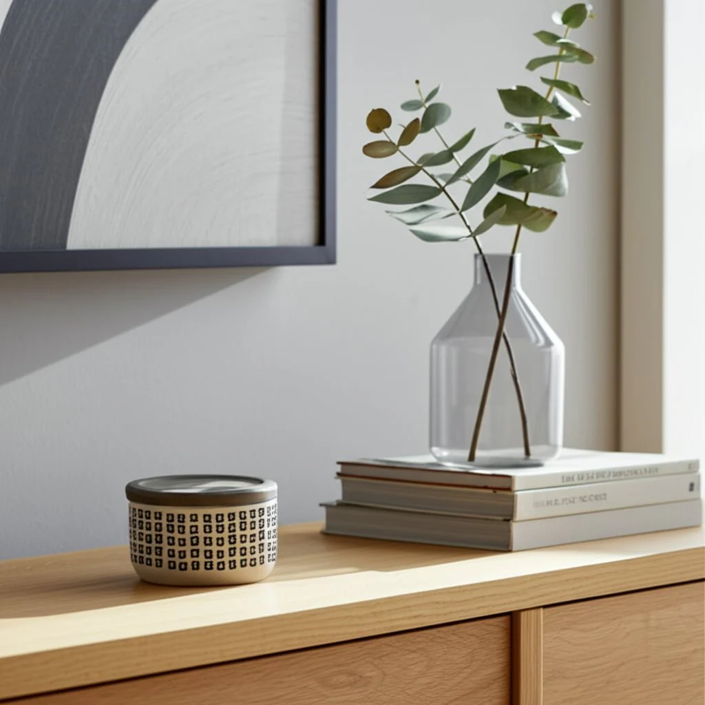 Ceramic 5"  Covered Dotted Jar, Black - Image 10