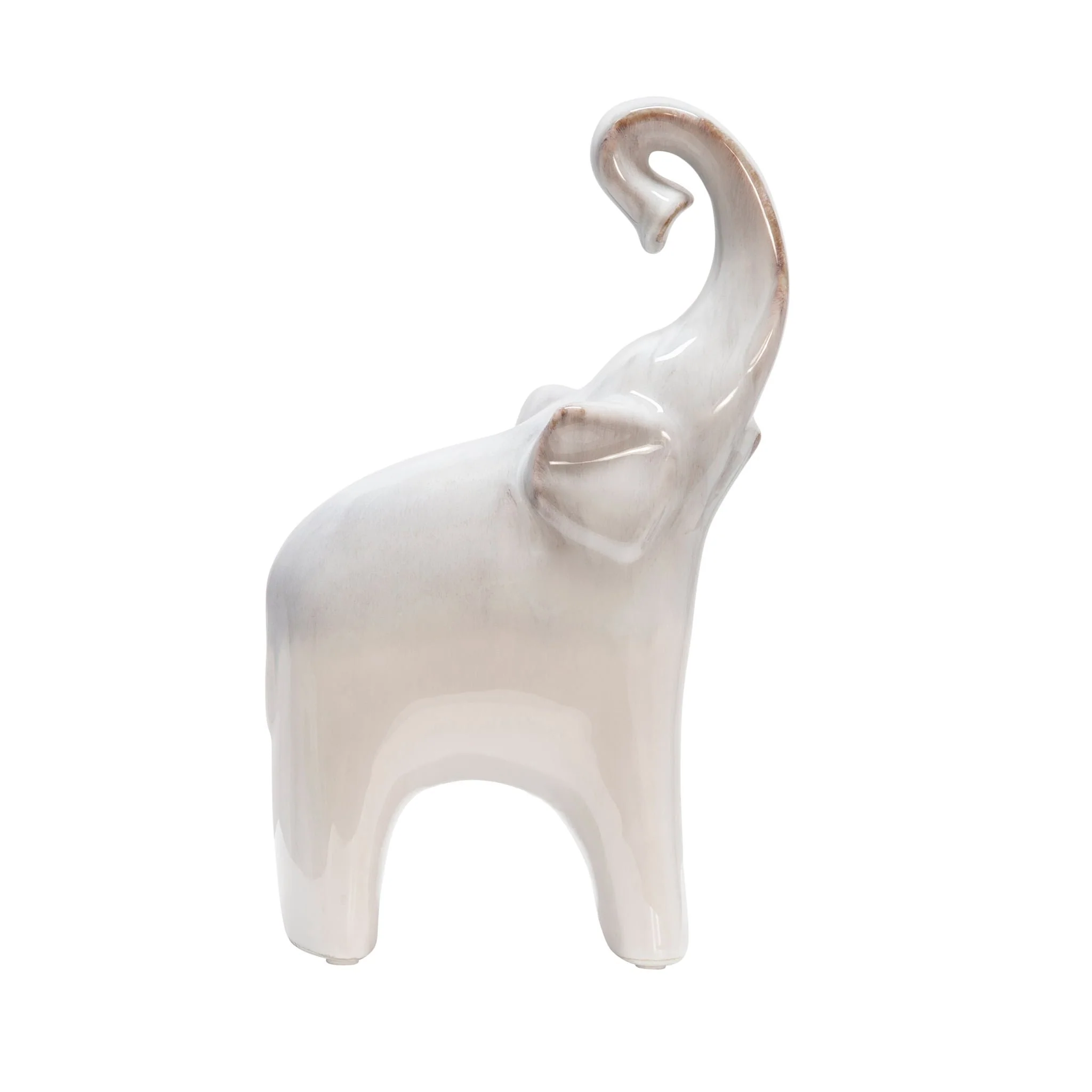 Ceramic 6x11"  Elephant, Cream - Image 2