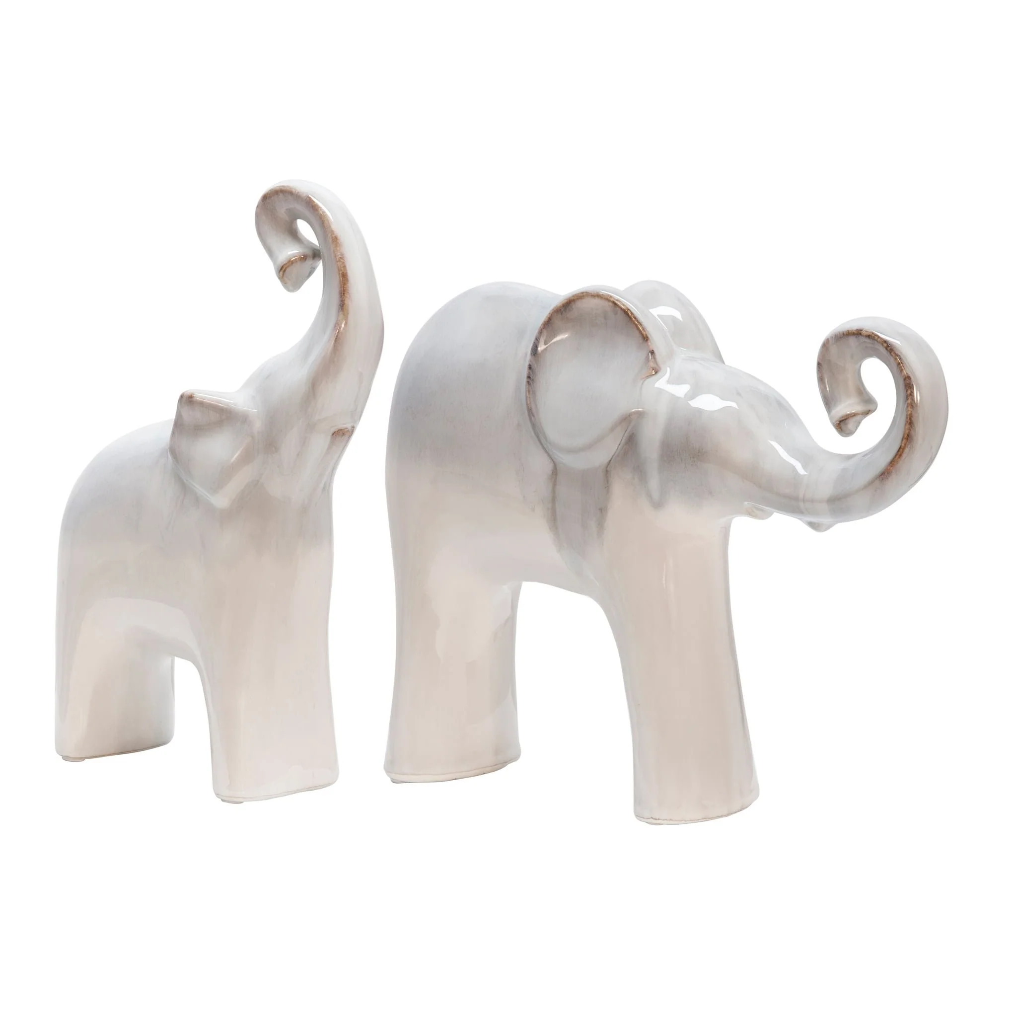 Ceramic 6x11"  Elephant, Cream - Image 5