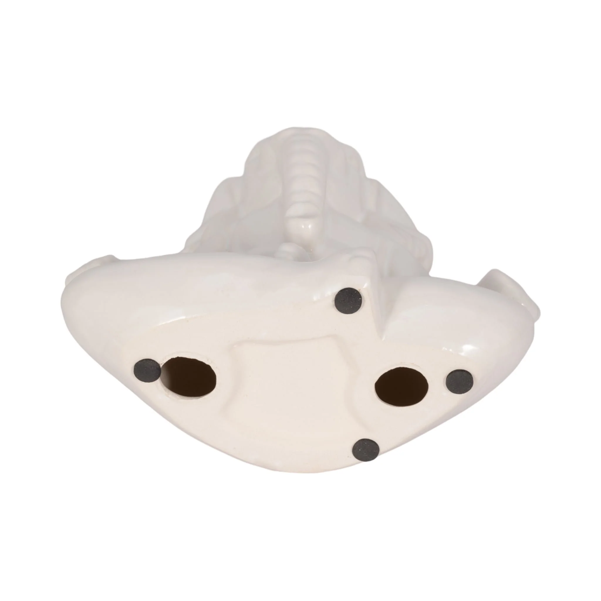 Ceramic 7" Yoga Elephant, White - Image 7