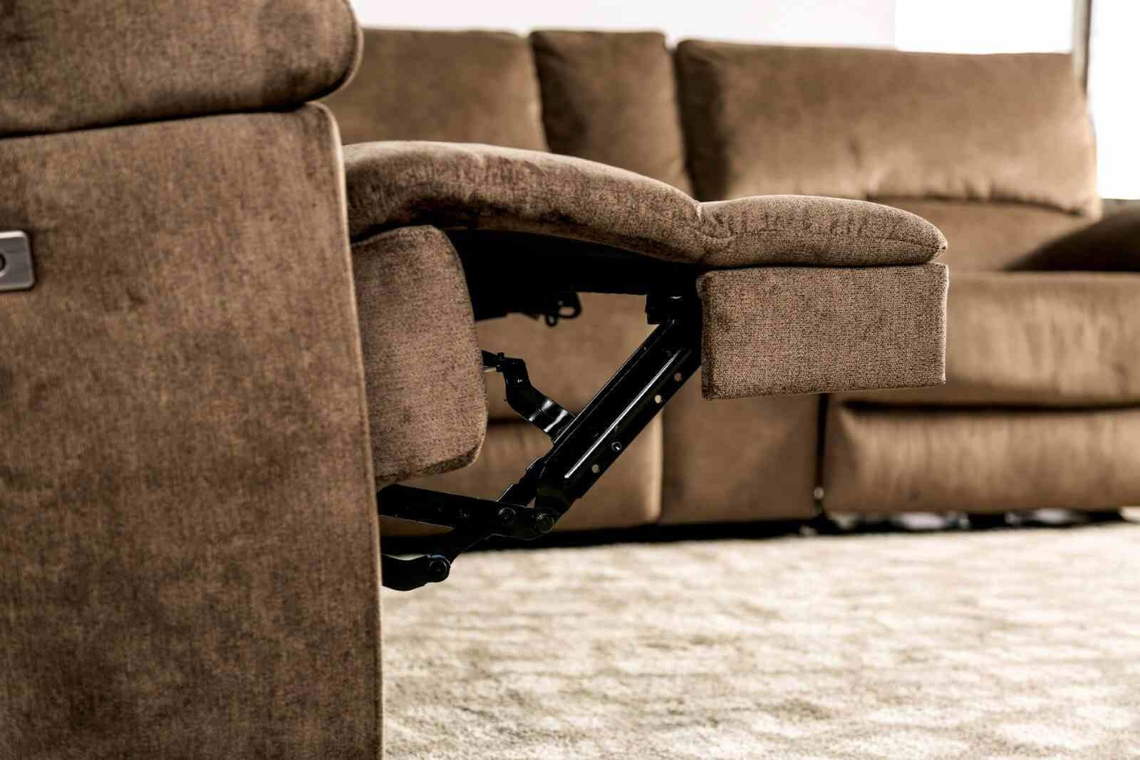 Cerelia Power Sectional, Brown - Image 4