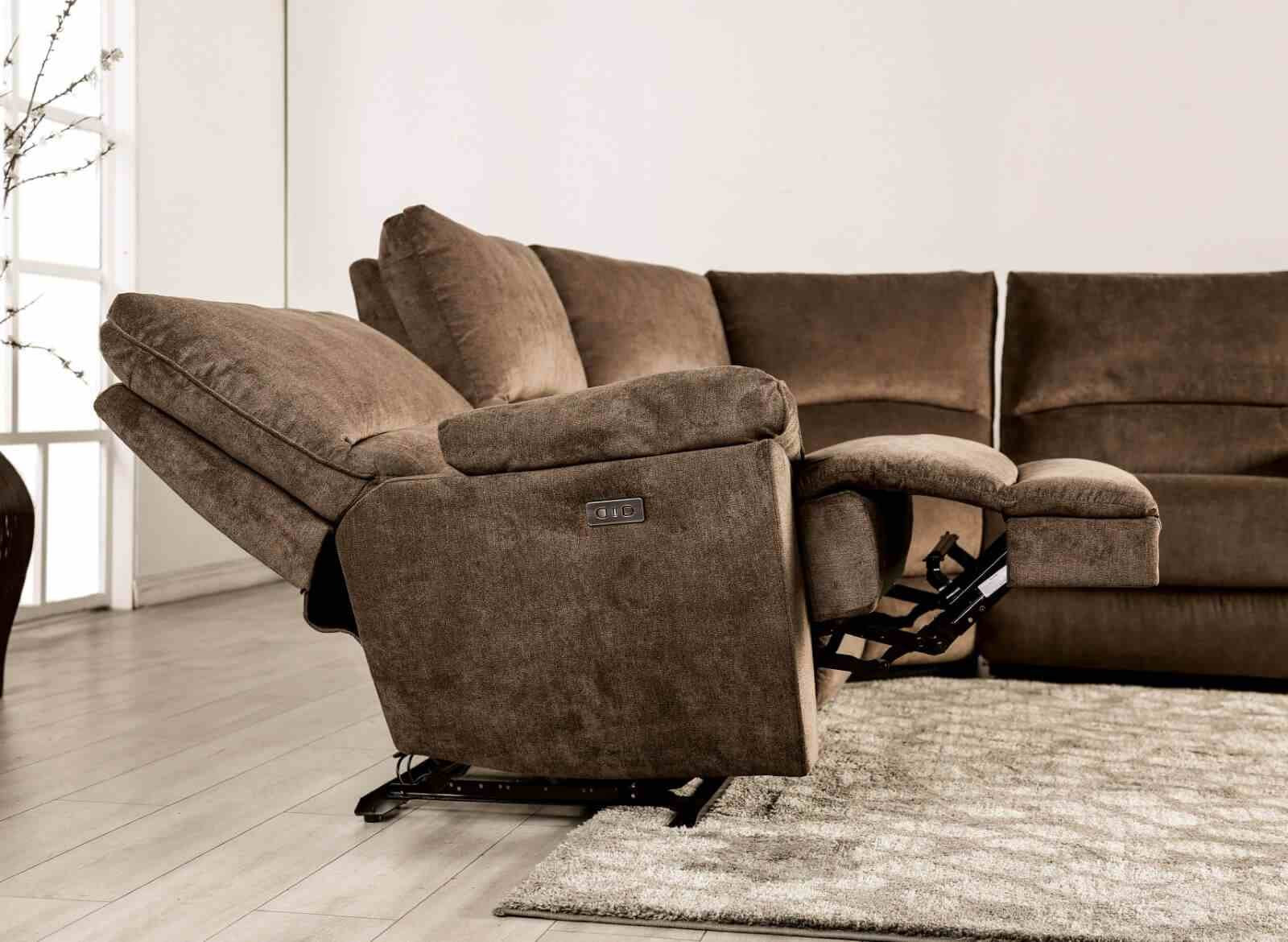 Cerelia Power Sectional, Brown - Image 5