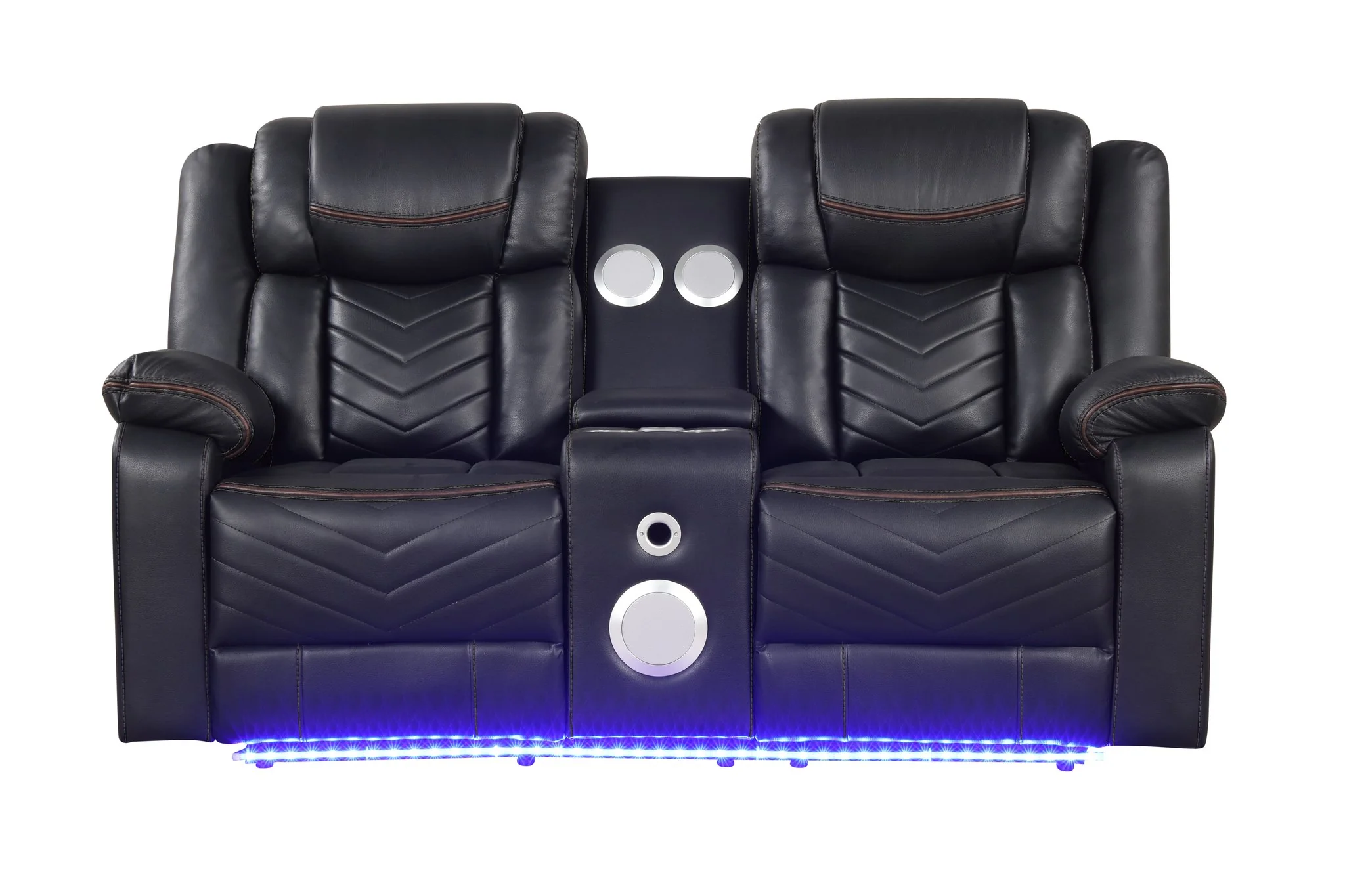 Challenger 2PC Living Room Set Black - Image 6