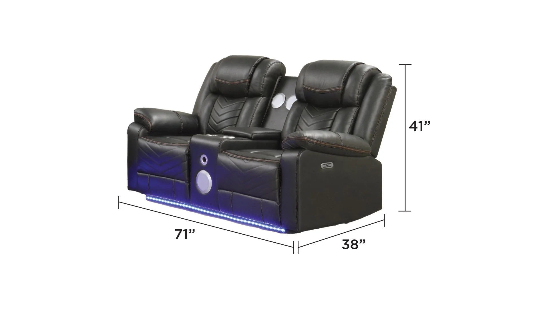 Challenger Loveseat Gray - Image 5