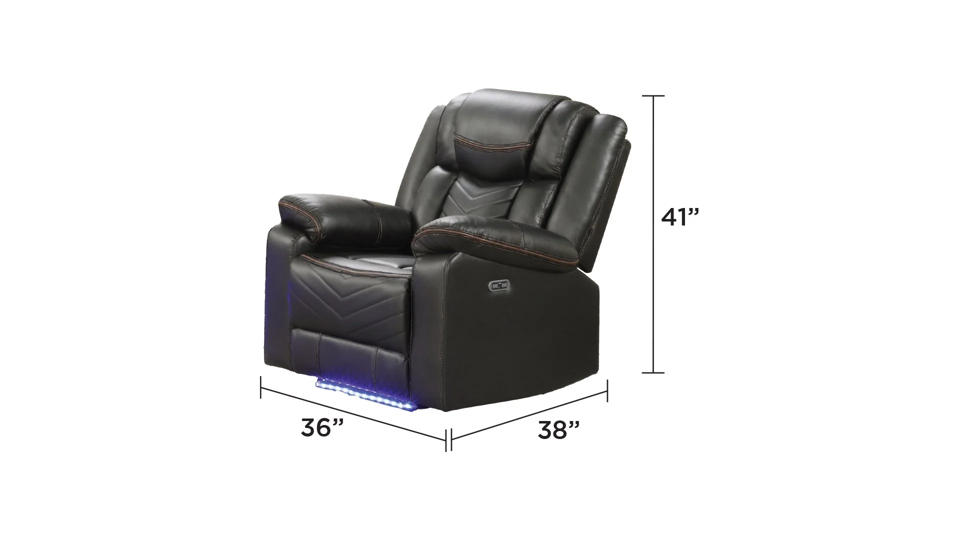 Challenger Recliner Gray - Image 5