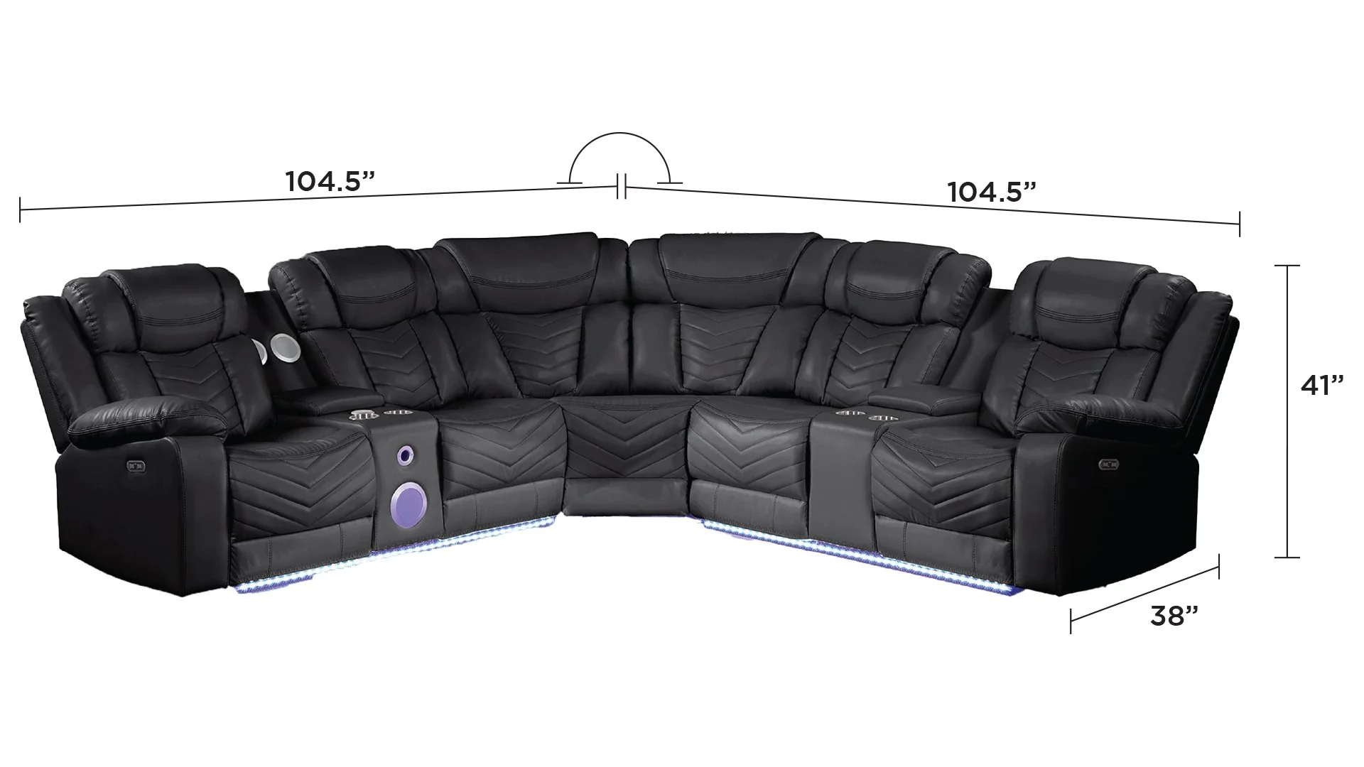 Challenger Sectional Black - Image 2