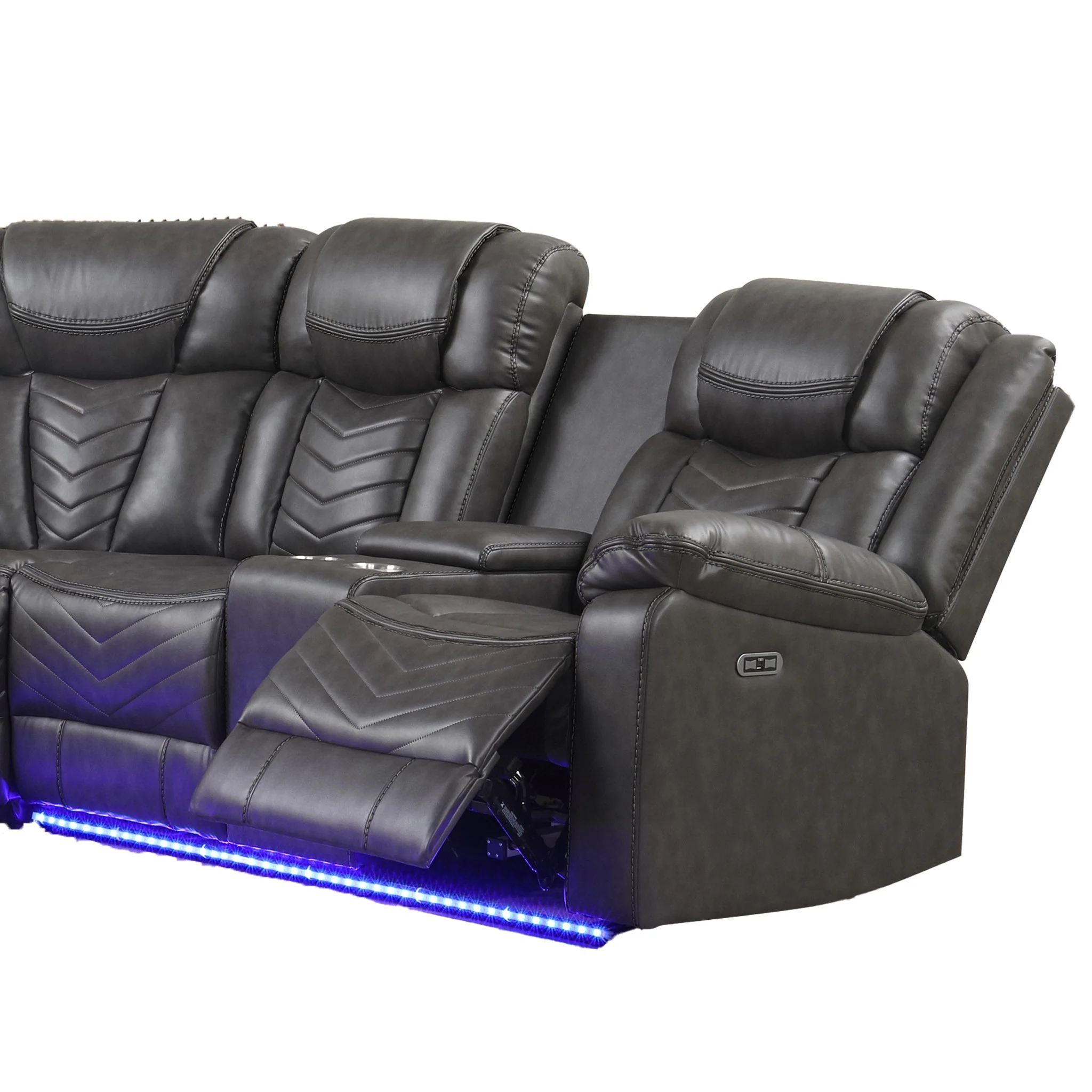 Challenger Sectional Gray - Image 7