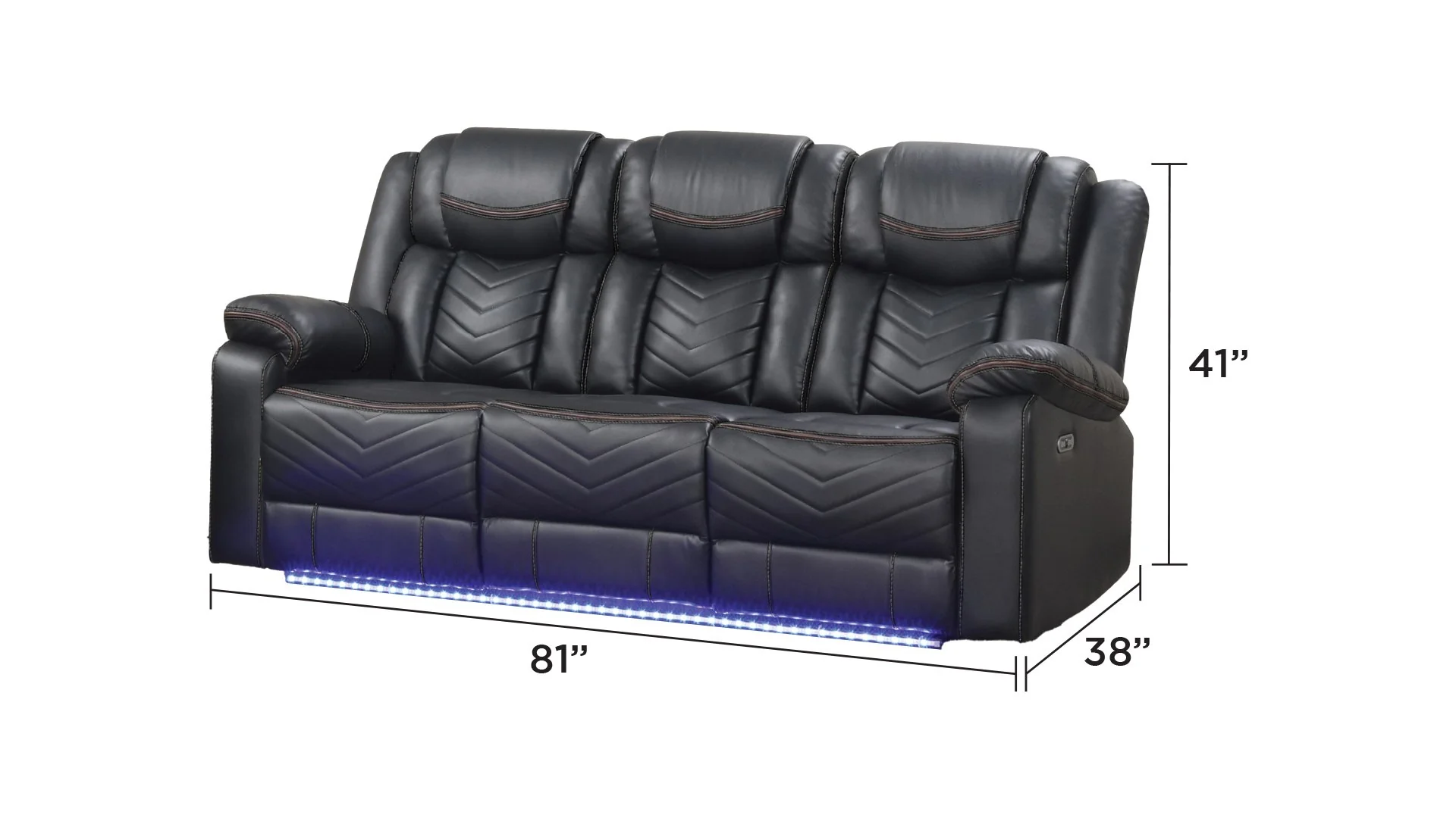 Challenger Sofa Black - Image 5
