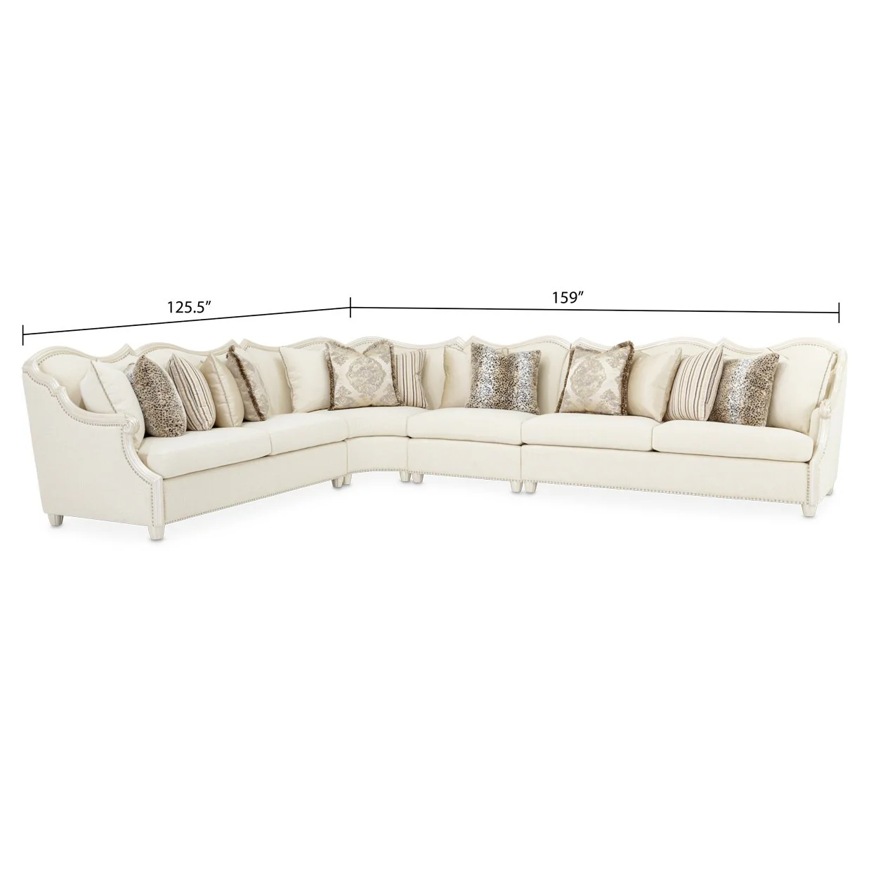 Chamberi Sectional Sofa - Vanilla/Classic Pearl - Image 19