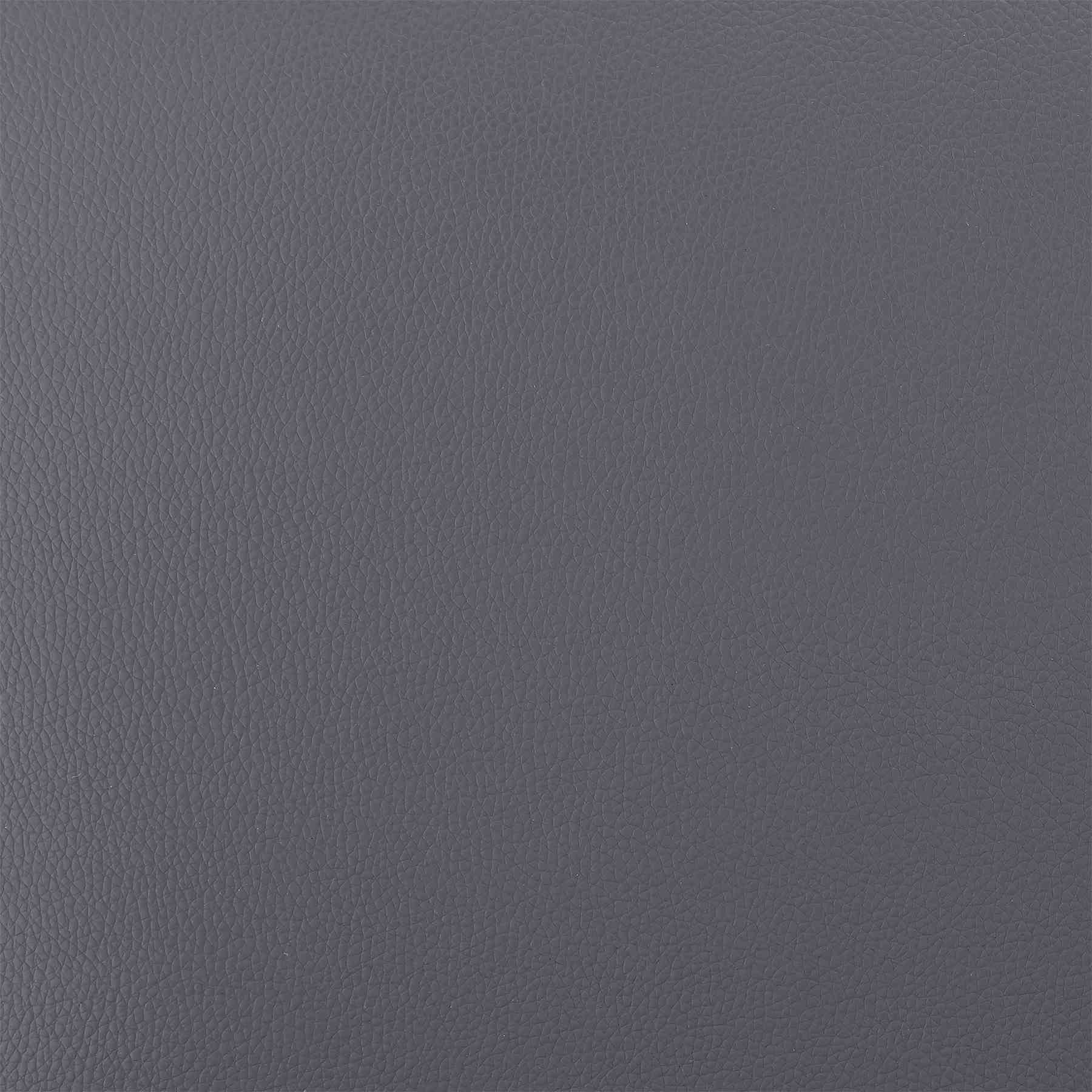 Charlotte Swivel Bar Stool in Black Metal with Gray Faux Leather - Image 8