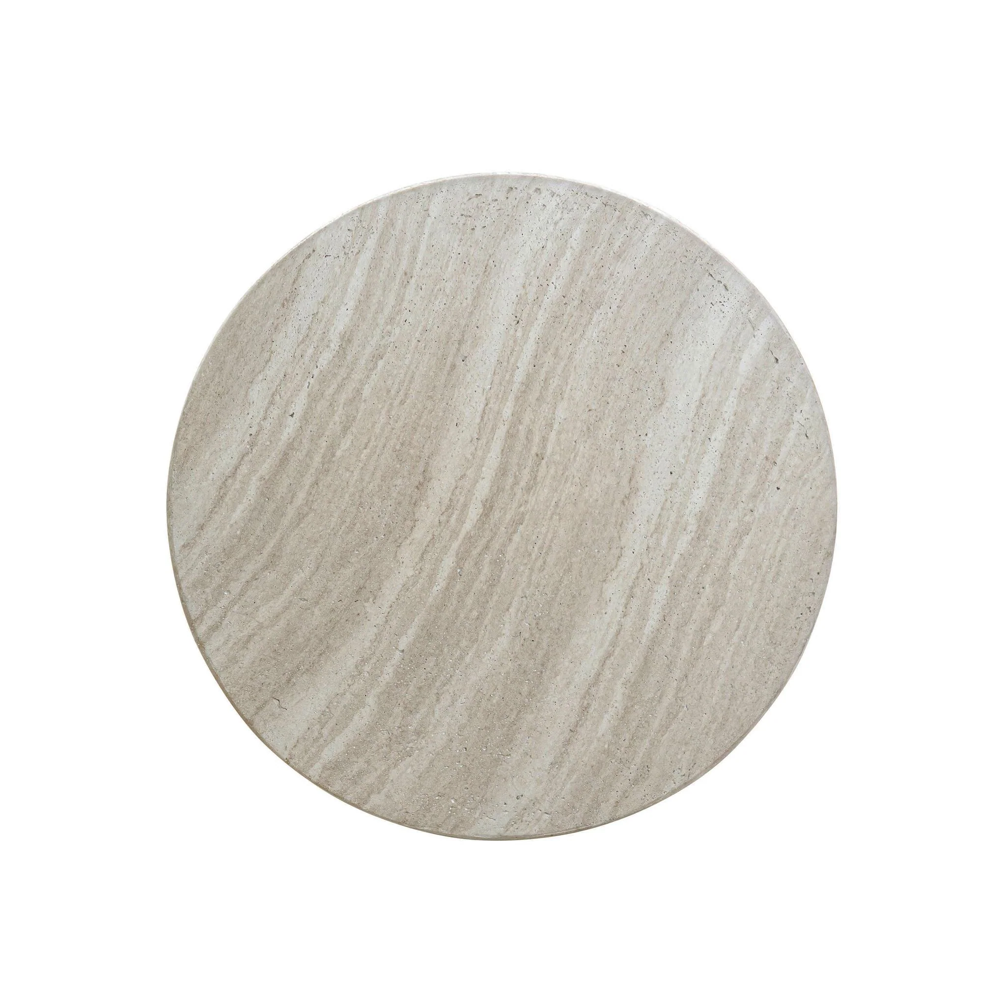 Charra Faux Travertine Indoor/Outdoor Side Table - Image 4