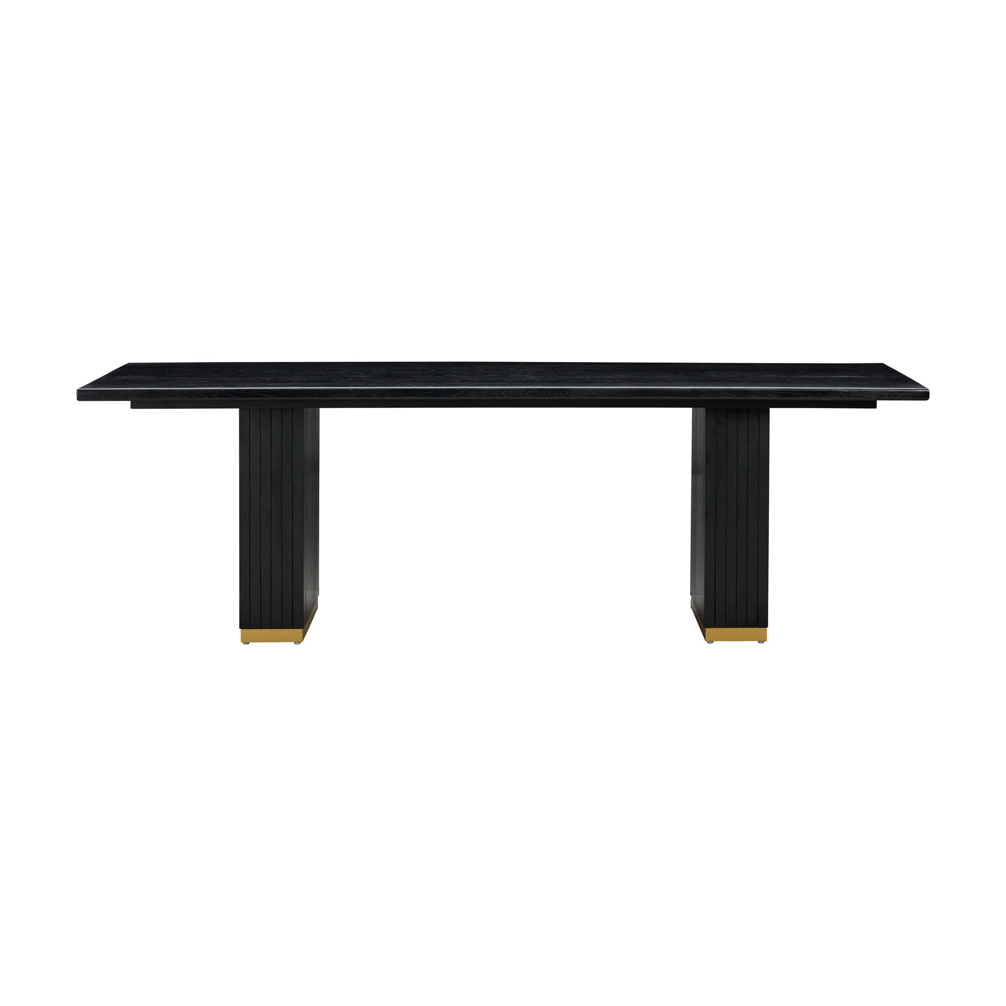 Chelsea Black Oak Rectangular Dining Table - Image 3