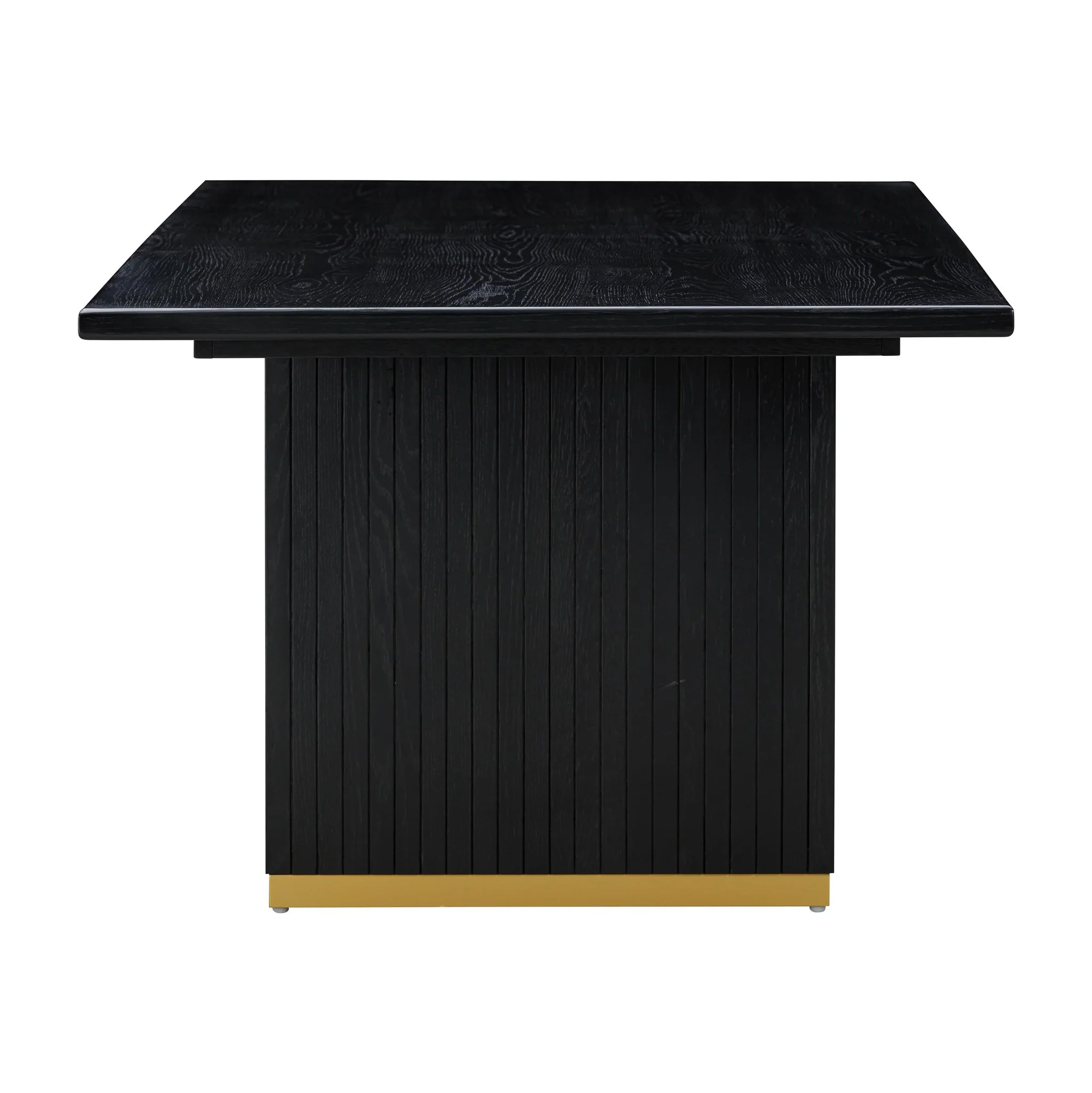 Chelsea Black Oak Rectangular Dining Table - Image 4