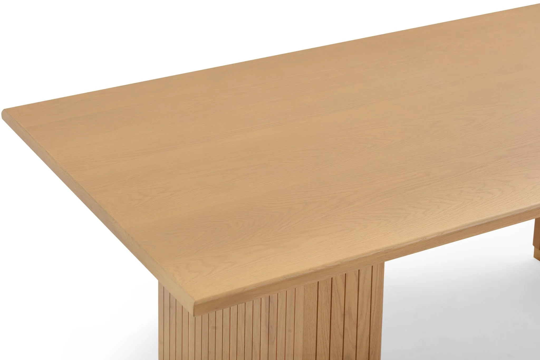Chelsea Natural Oak Wood 79 inch Rectangular Dining Table - Image 6