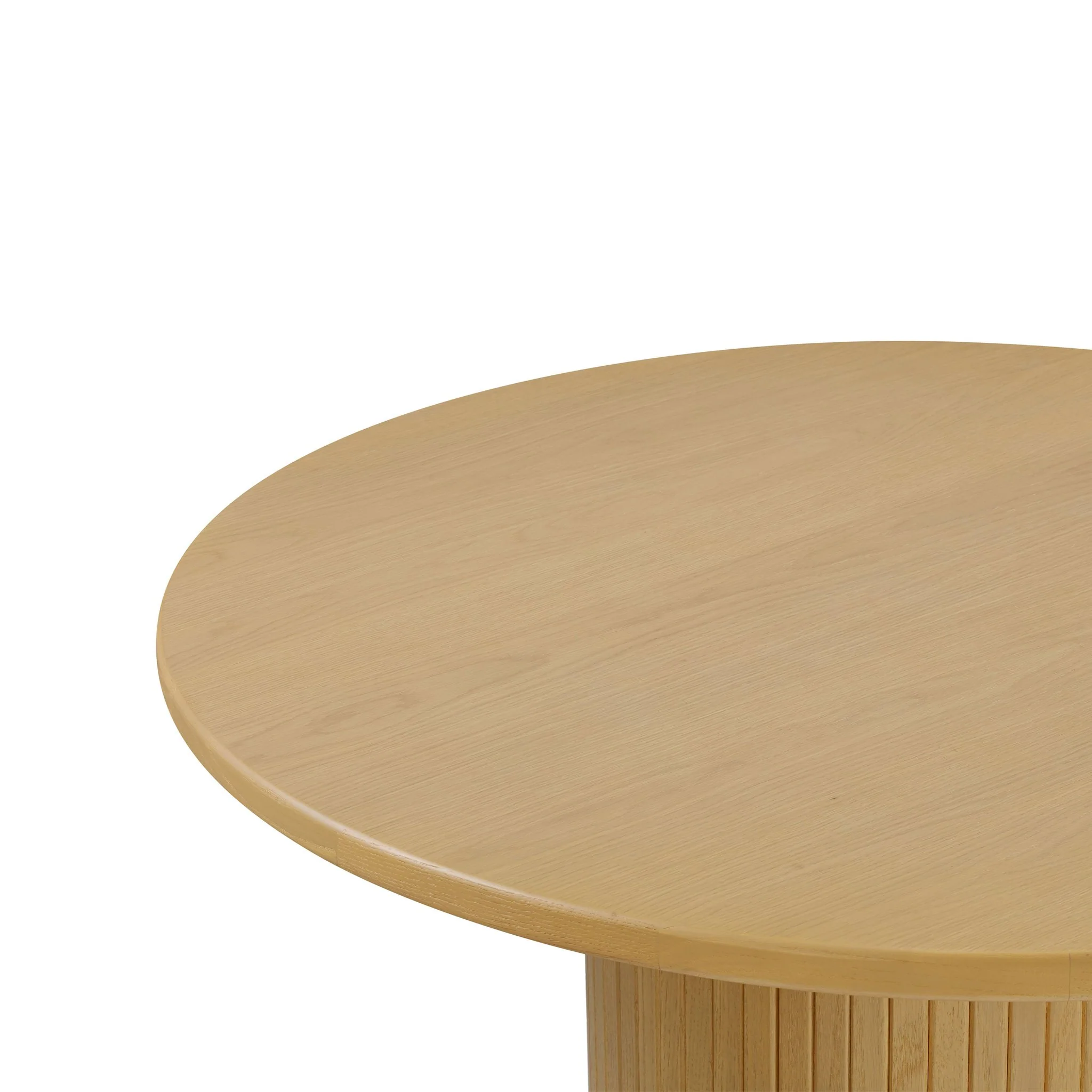 Chelsea Natural Oak Wood Round Dining Table - Image 4