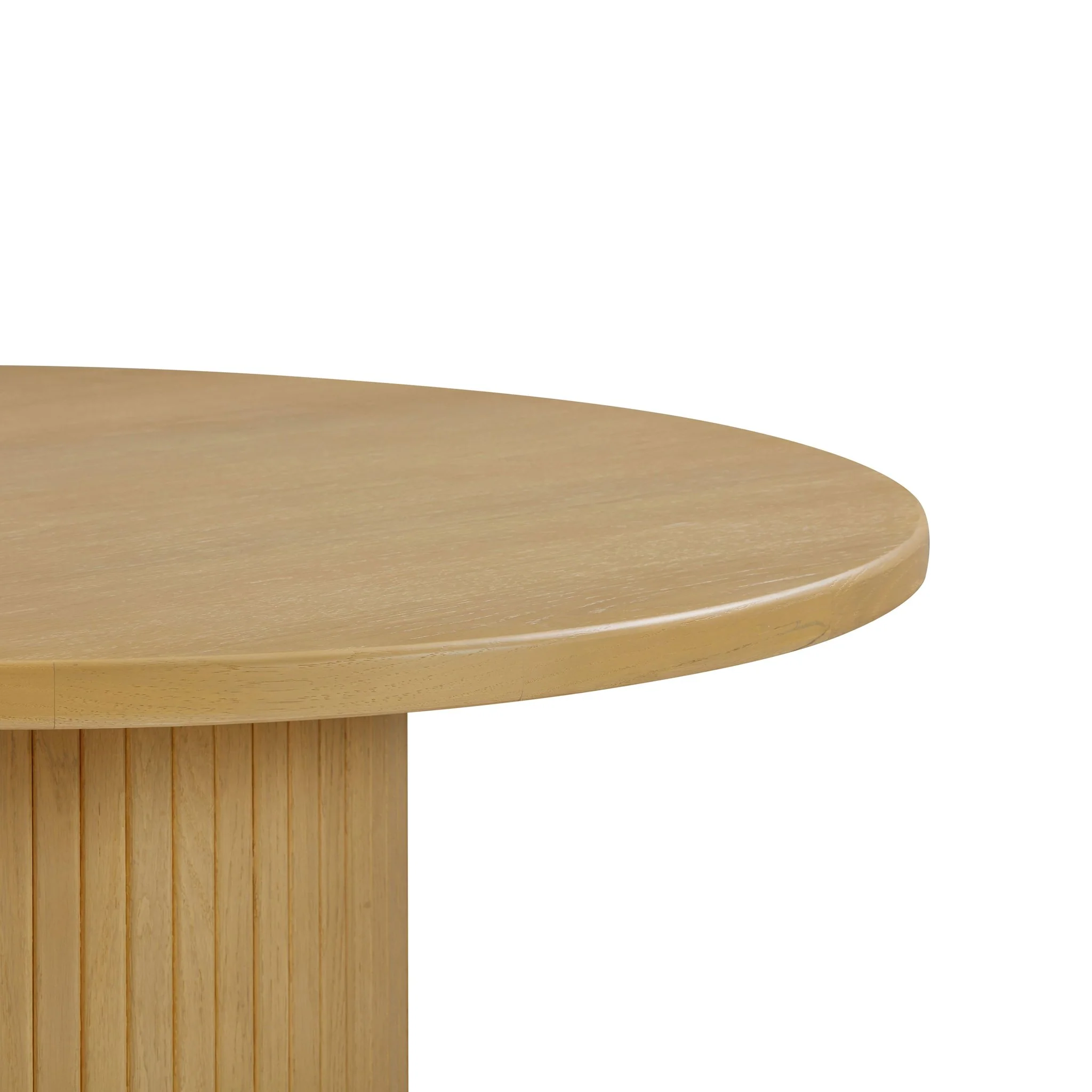 Chelsea Natural Oak Wood Round Dining Table - Image 5