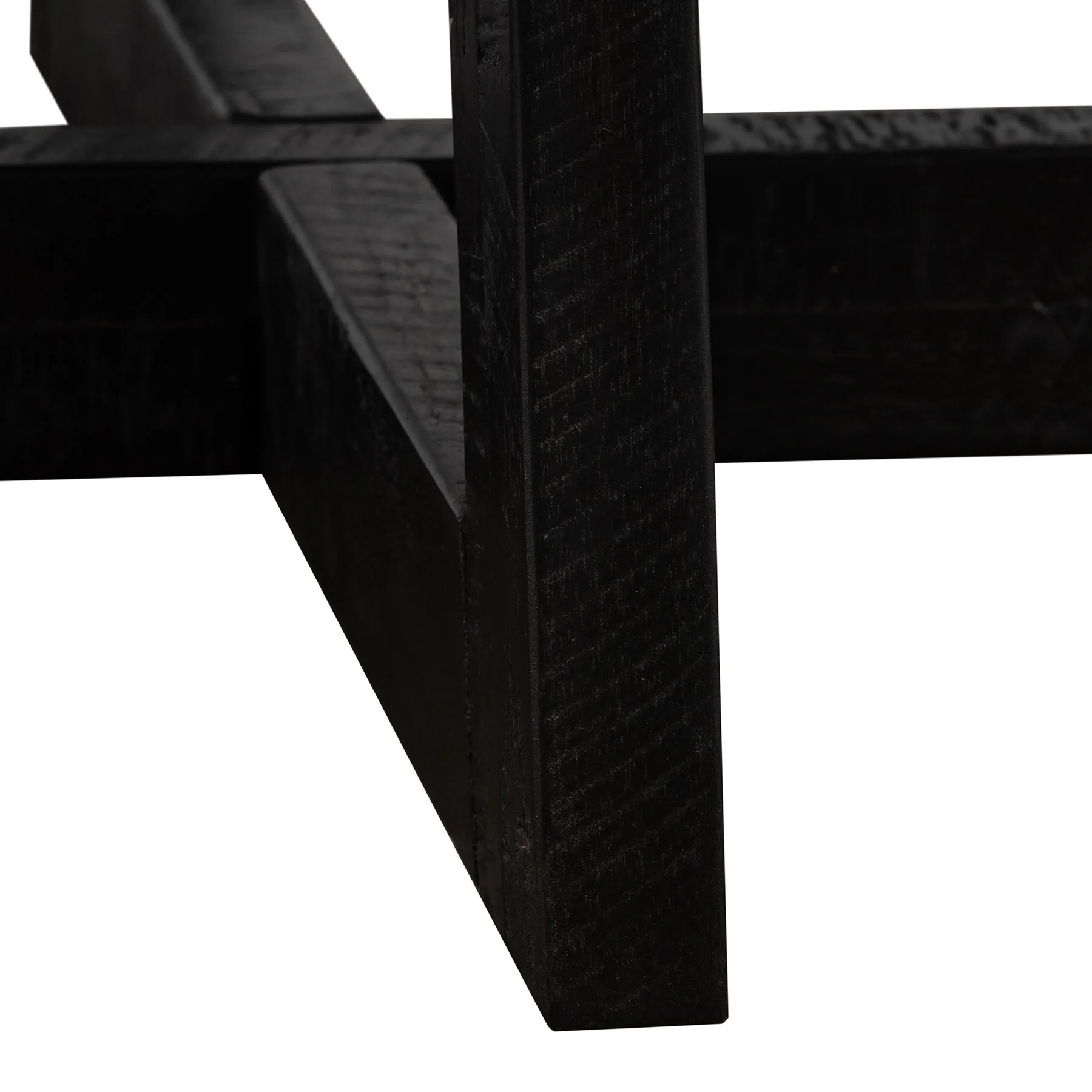 Chester Modern Concrete and Acacia Round Coffee Table - Image 4