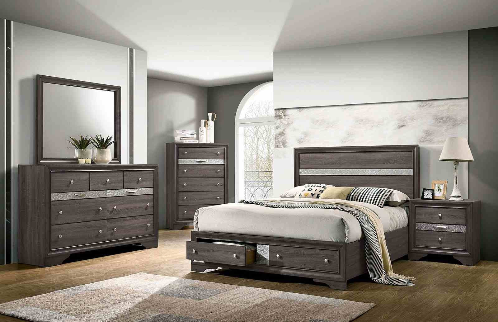 Chrissy Queen Bed, Gray - Image 2