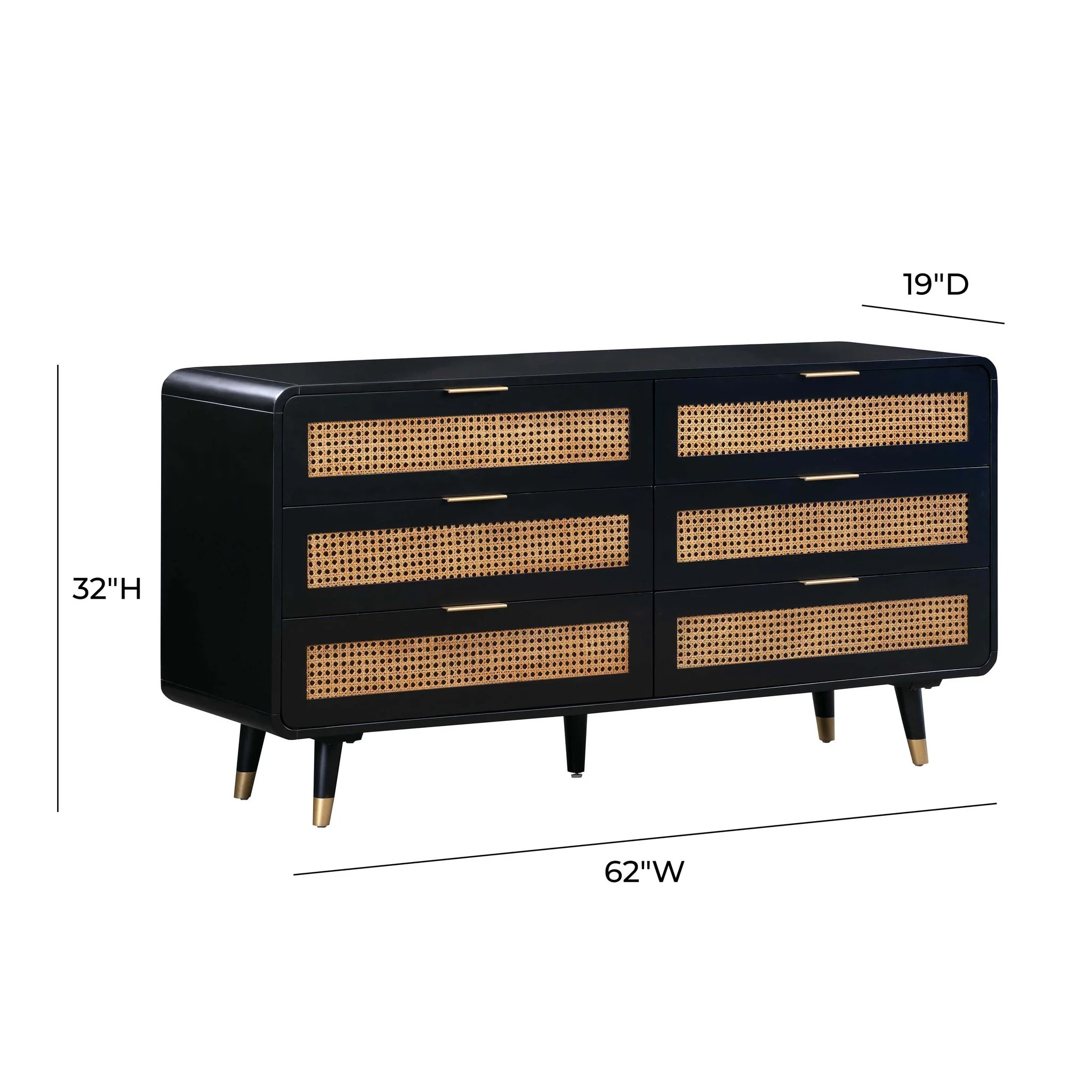 Christine 6 Drawer Dresser - Image 9