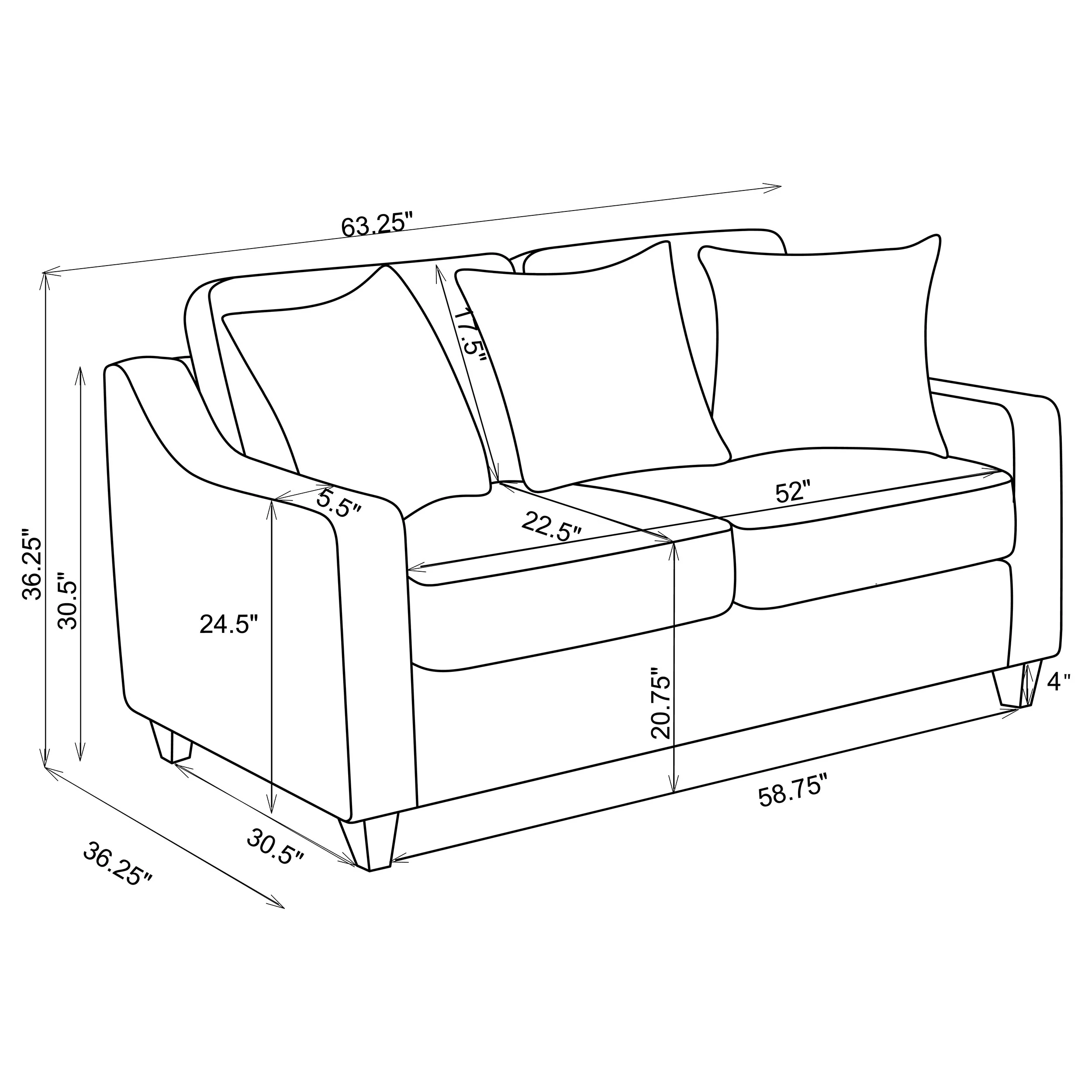 Christine Sofa Set - Image 35