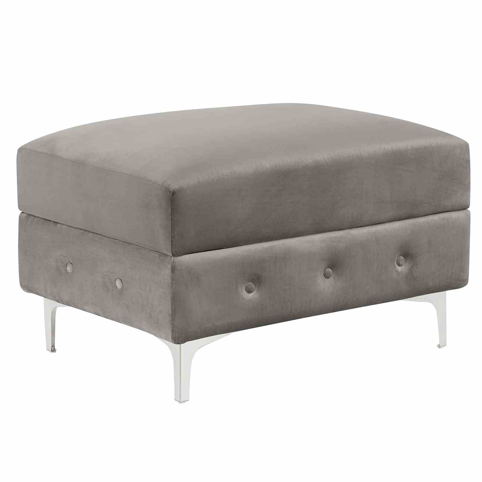 Ciabattoni Ottoman, Gray - Image 3