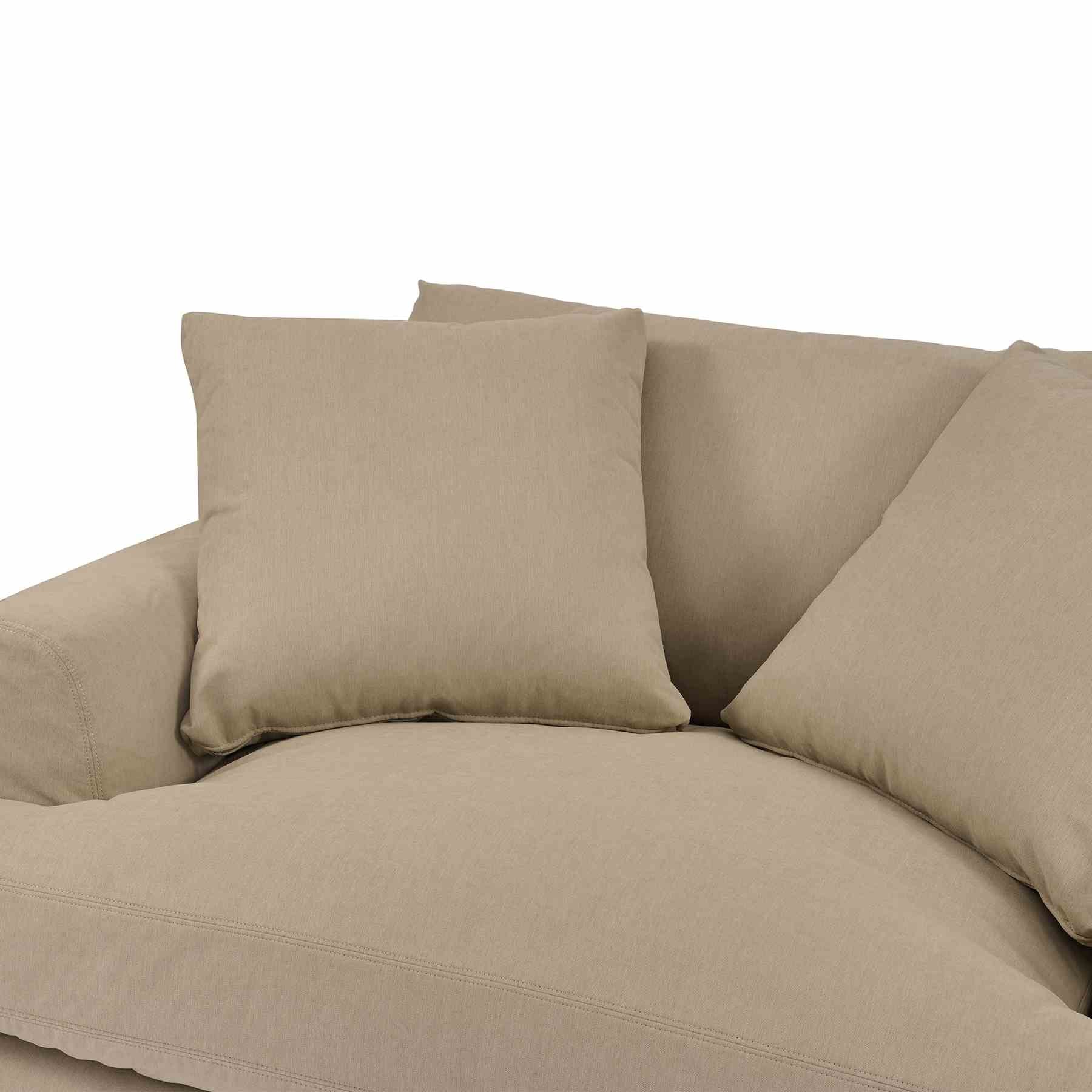 Ciara 53" Upholstered Chair and a Half in Sahara Brown - Image 4
