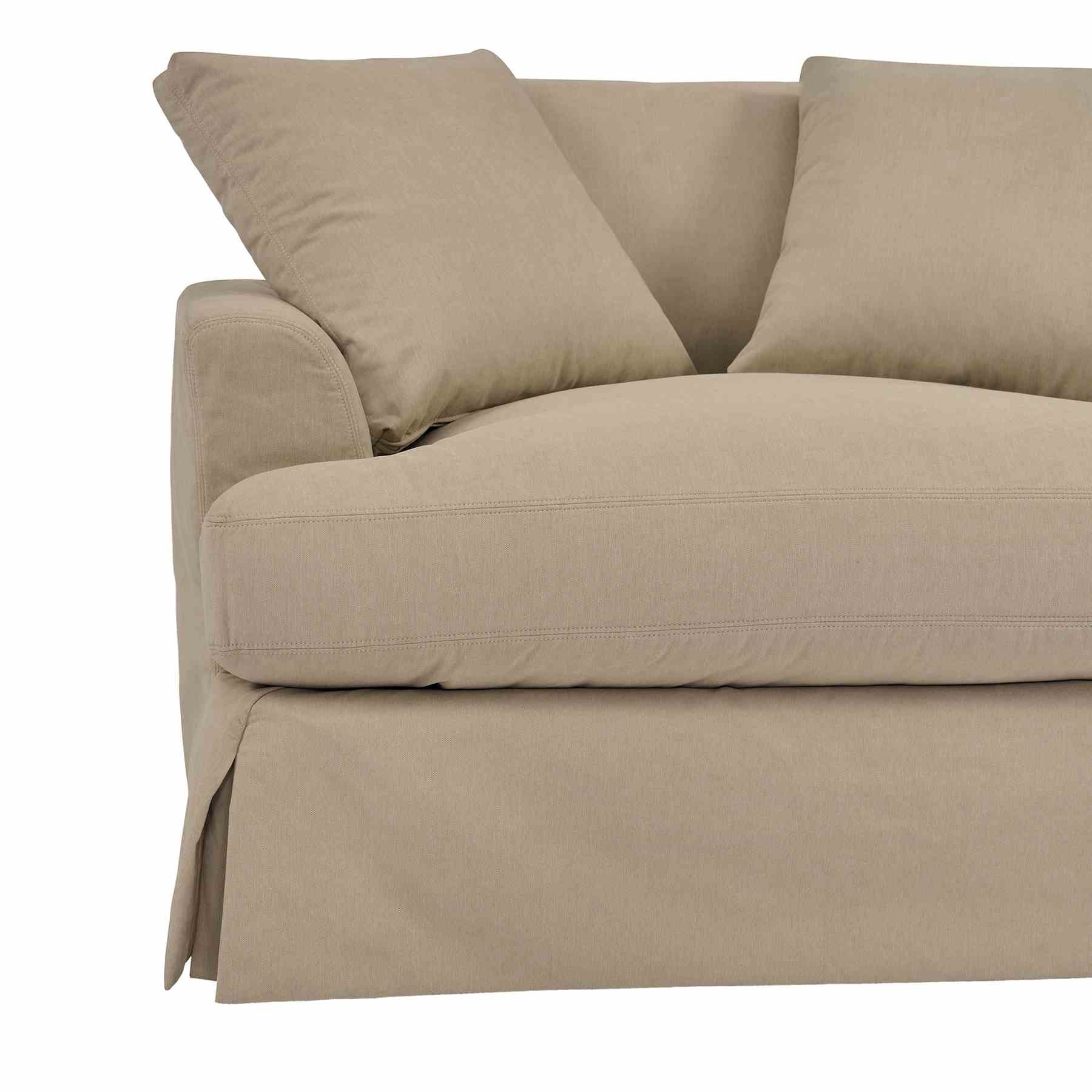 Ciara 53" Upholstered Chair and a Half in Sahara Brown - Image 7