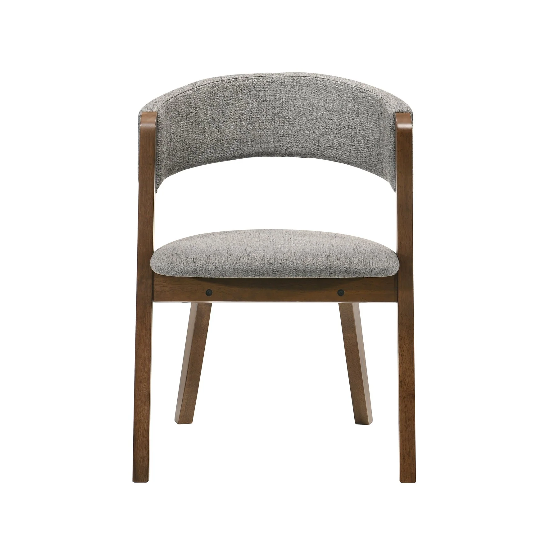 Cirque and Rowan 5 Piece Walnut Round Dining Set - Image 3