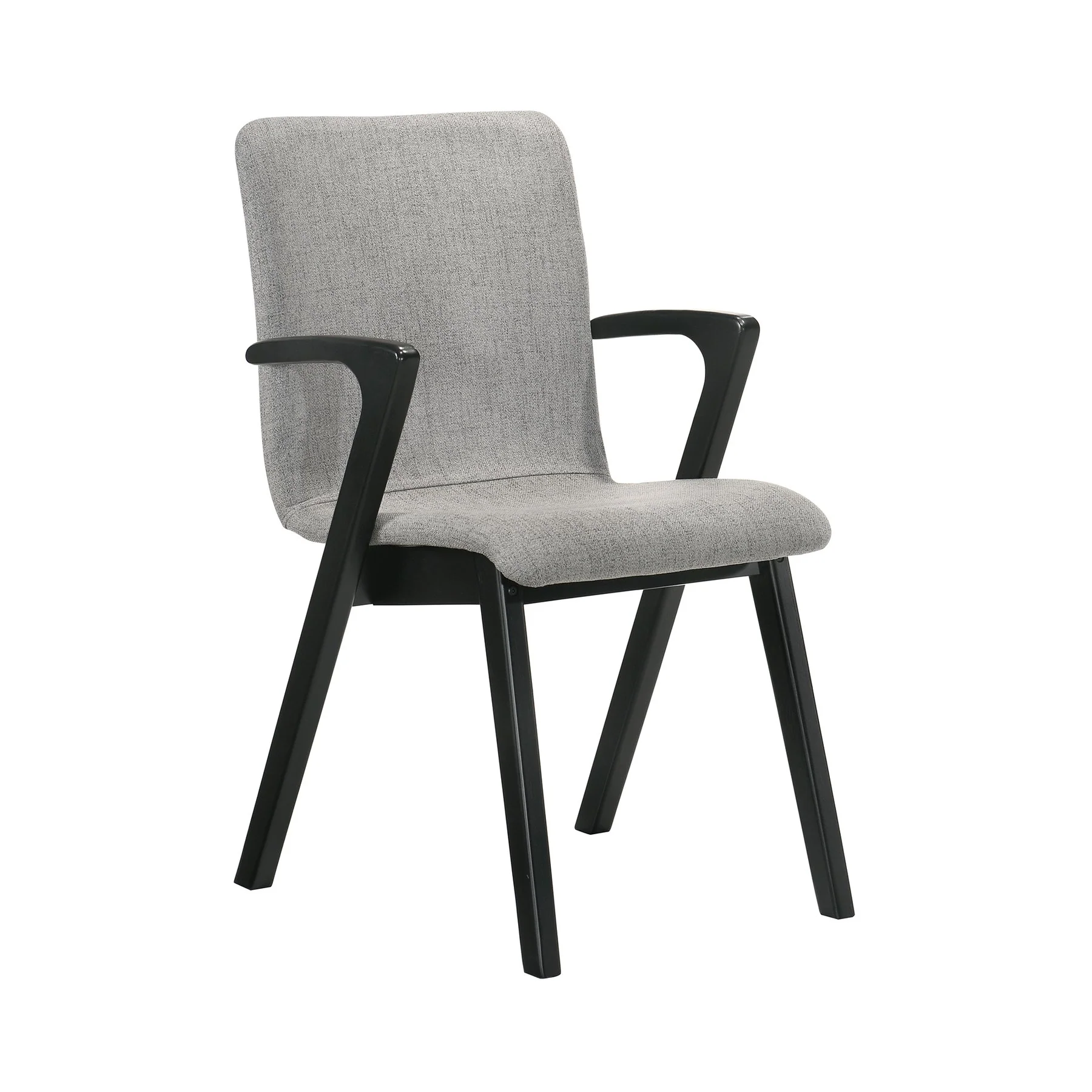 Cirque and Varde 5 Piece Black Round Dining Set - Image 2