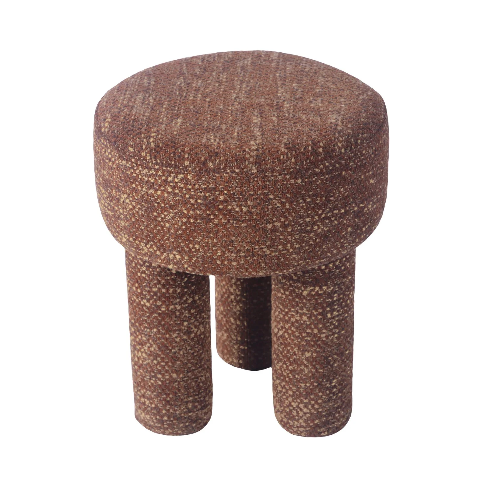 Claire Sedona Brown Knubby Stool - Image 3