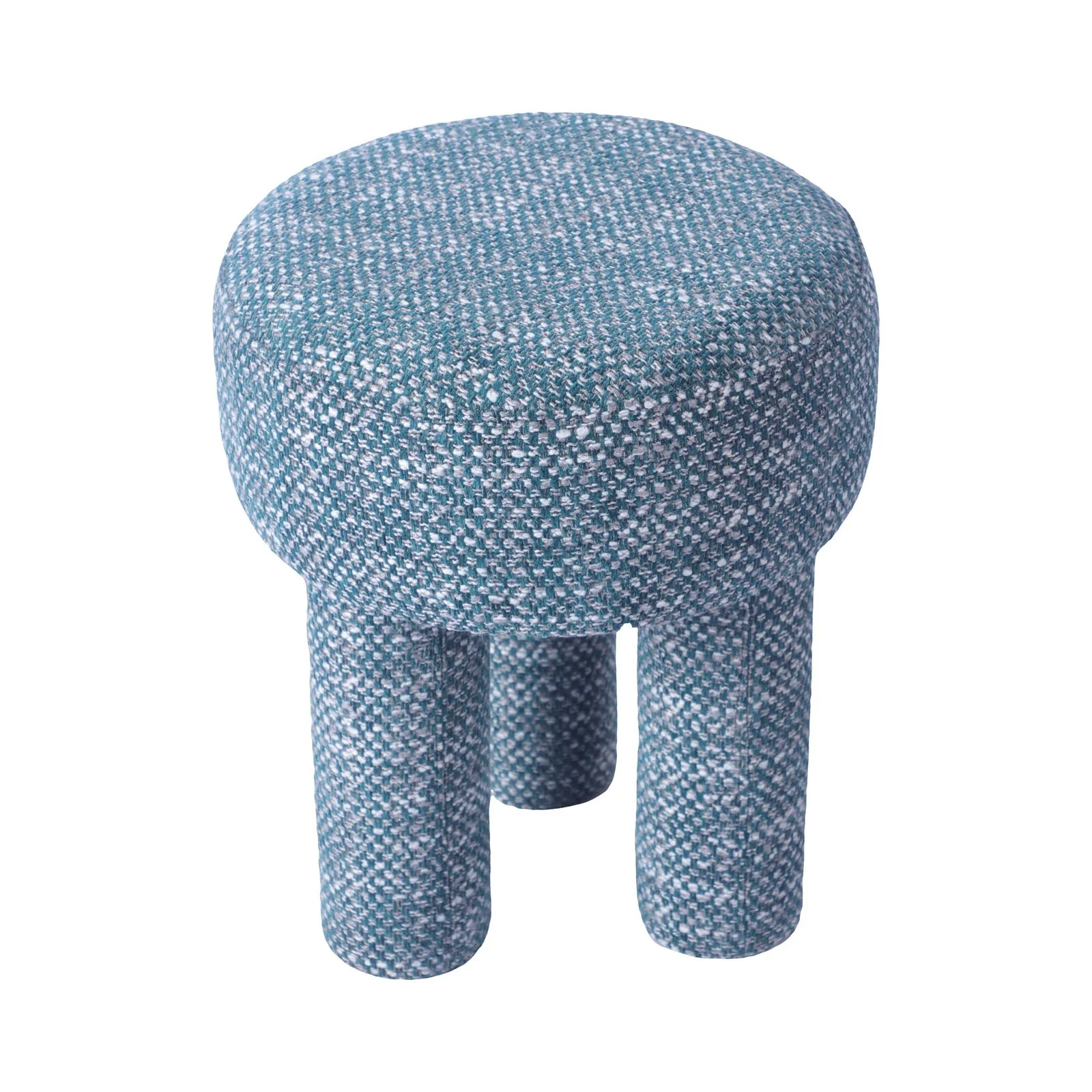 Claire Teal Knubby Stool - Image 3