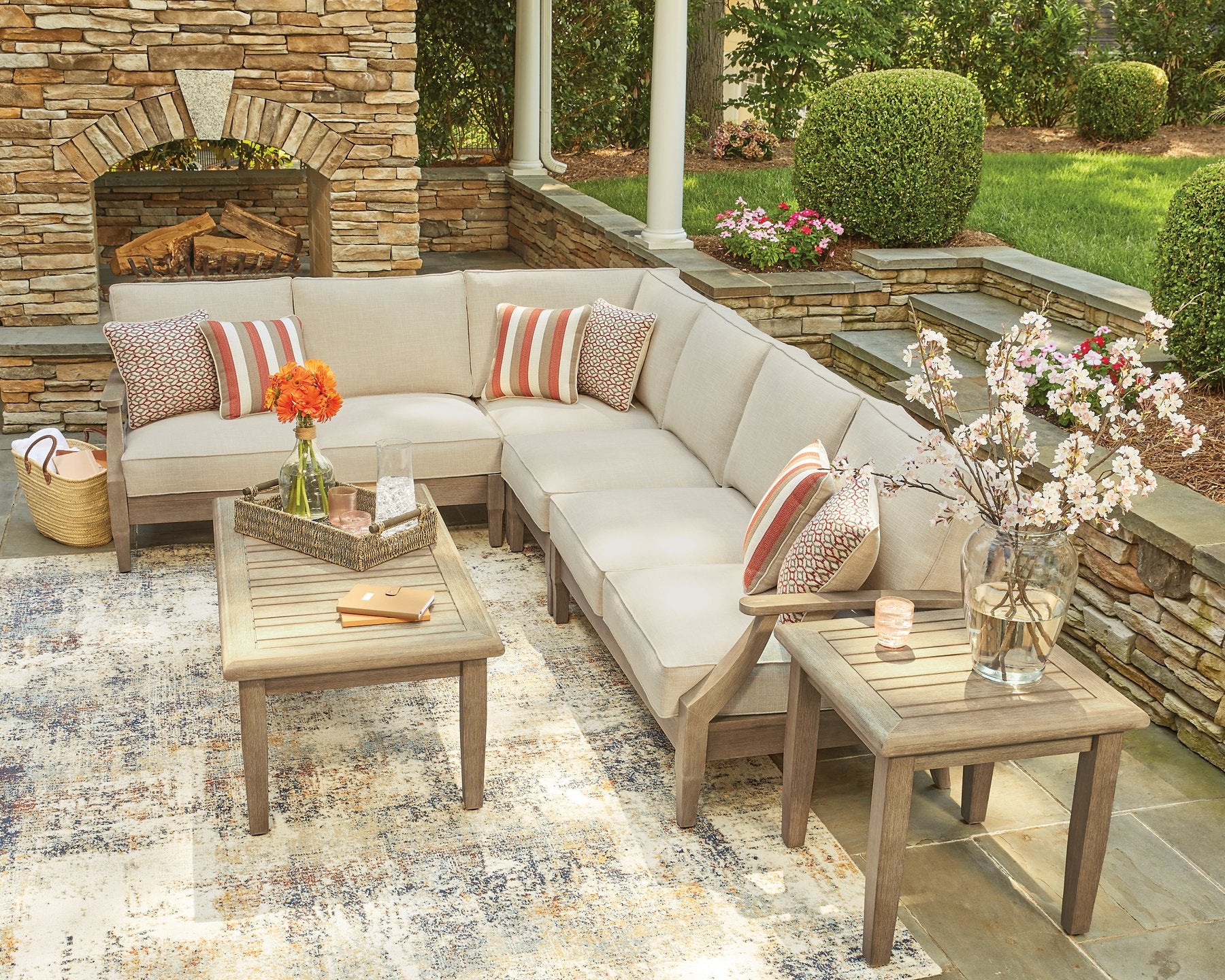 Clare View Outdoor Sectional - Image 25