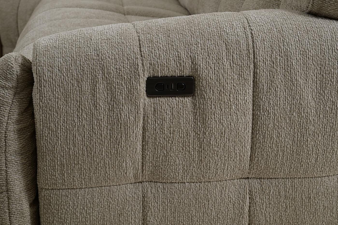 Clemens Power Sectional, Beige - Image 3