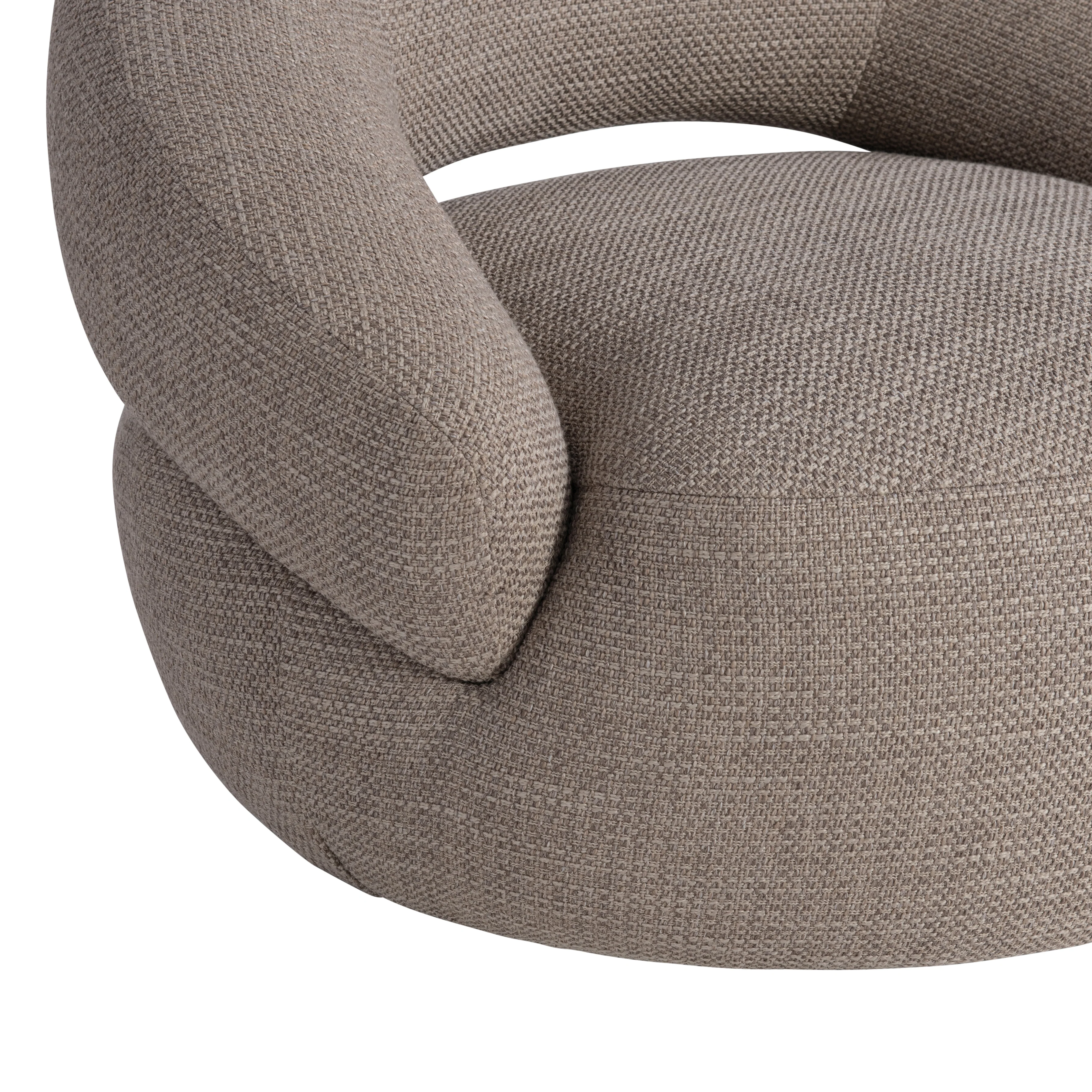 Cleo Fabric Swivel Chair - Image 5