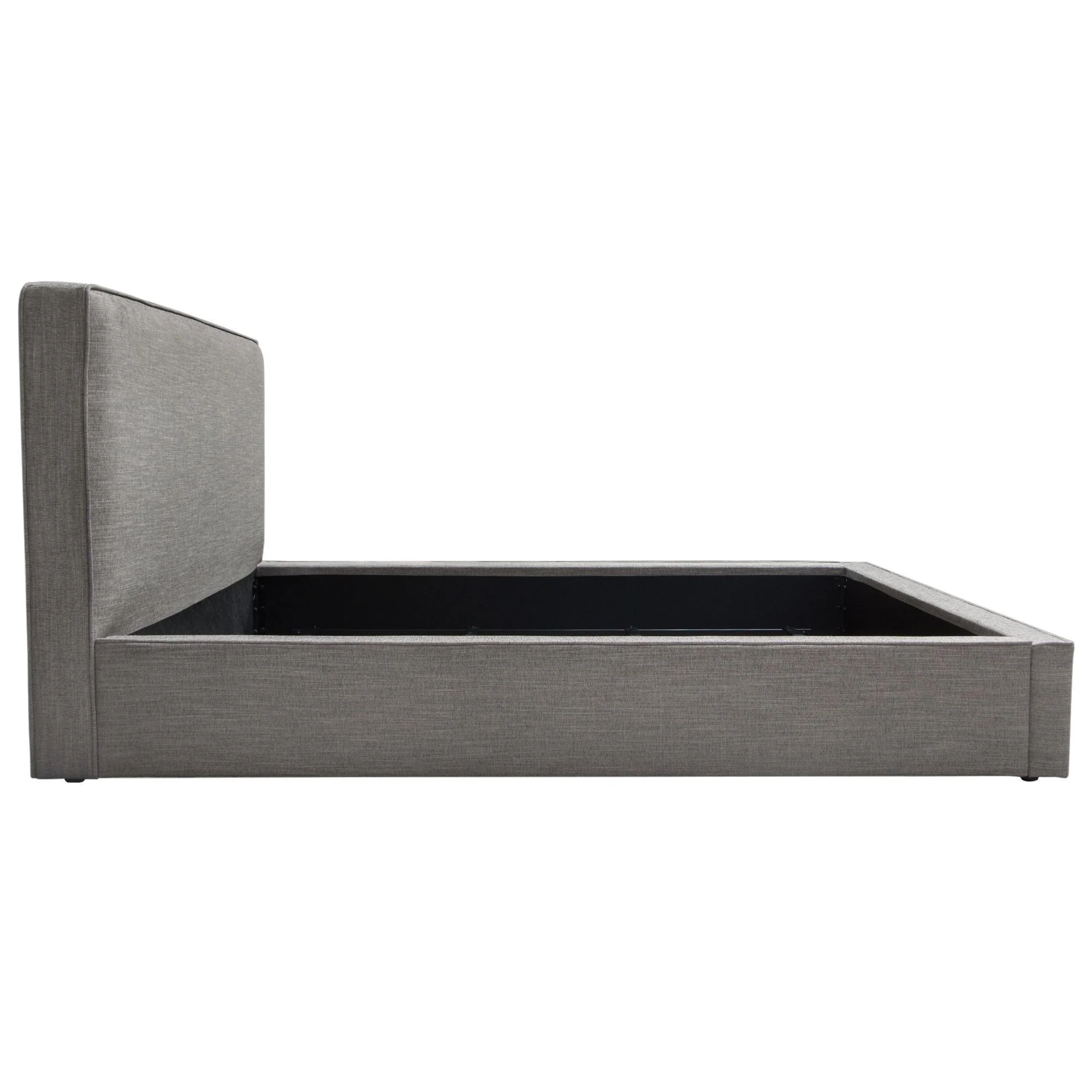 Cloud 43" Low Profile Queen Bed in Grey Fabric by Diamond Sofa - Image 5