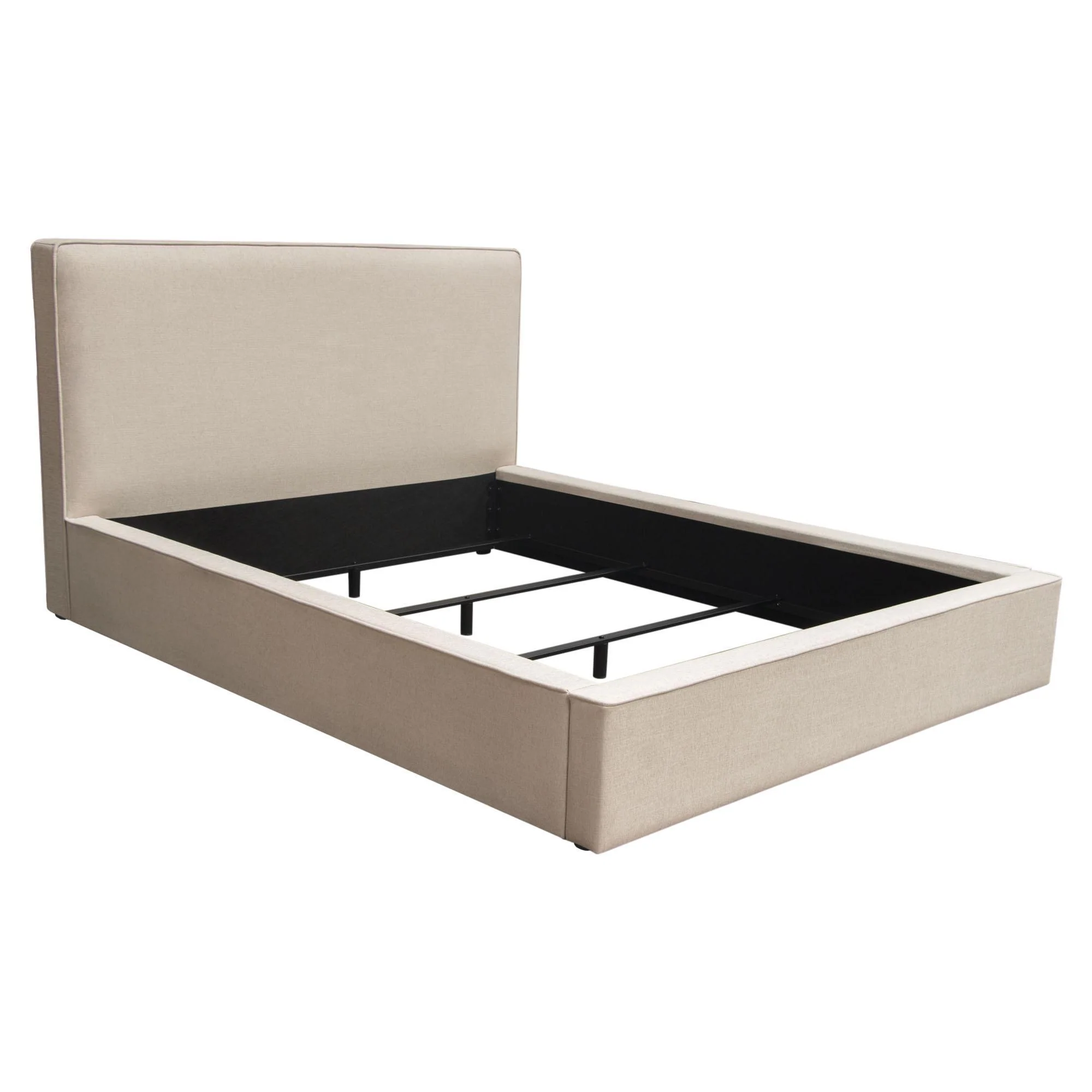Cloud 43" Low Profile Queen Bed in Sand Fabric by Diamond Sofa - Image 4