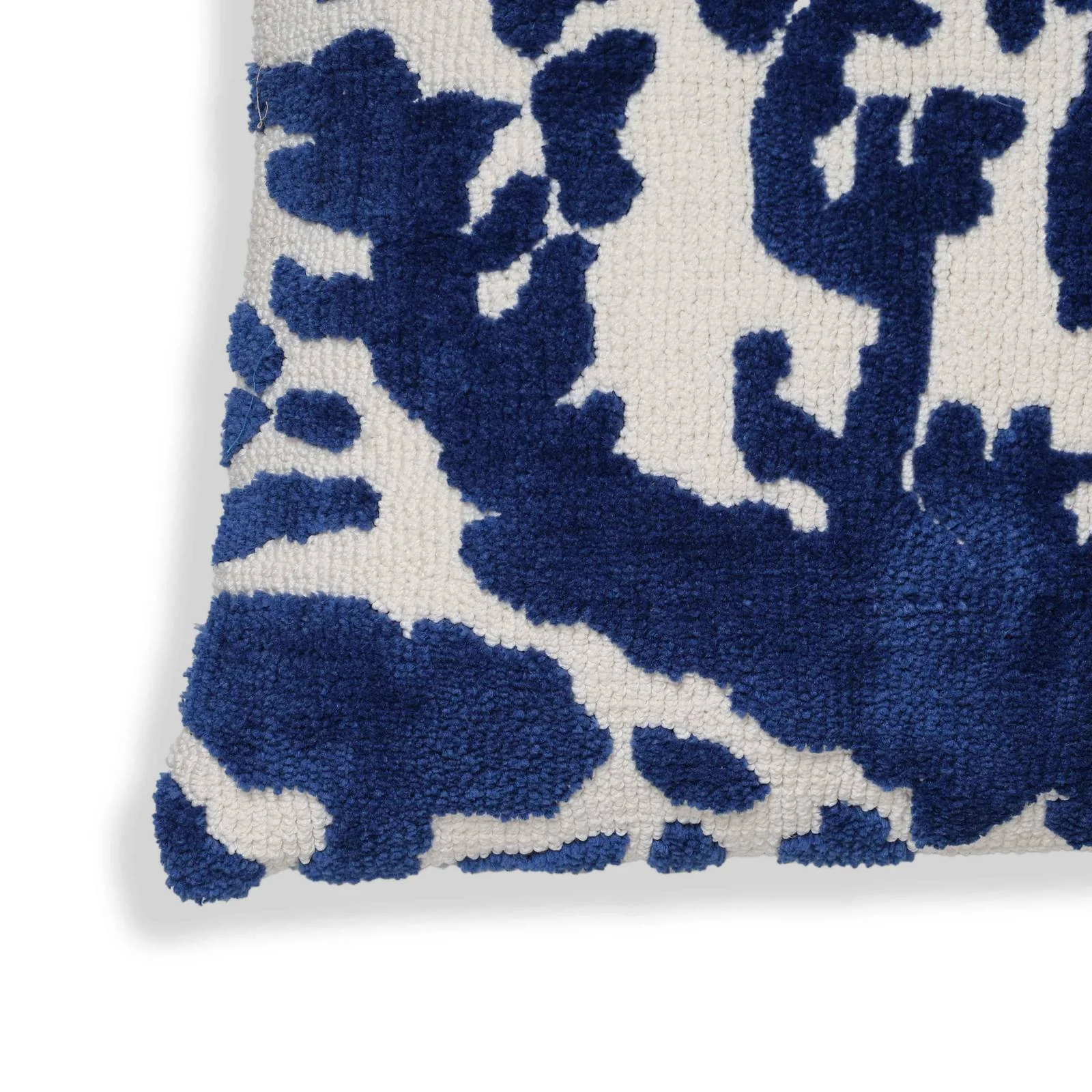 Coast Royal Blue Tufted 26" Square Pillow - Image 3