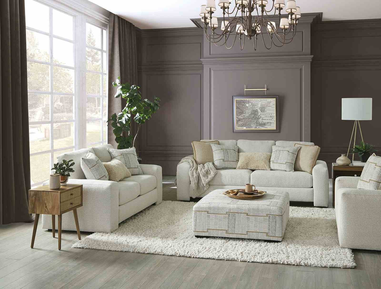 Cochrane Swivel Chair, Cream/Beige - Image 2