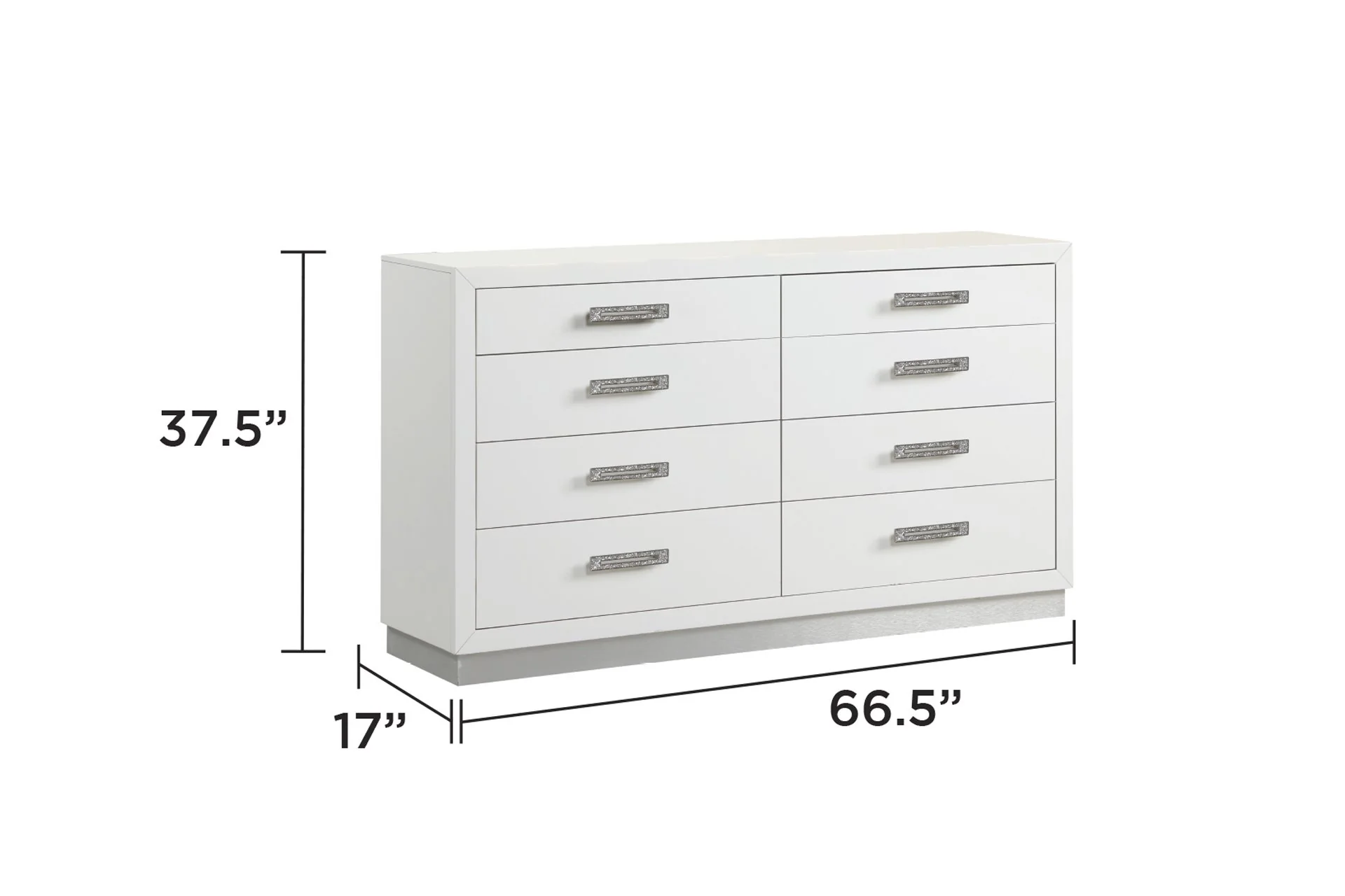 Coco King 4PC with Vanity Bedroom set - Image 11