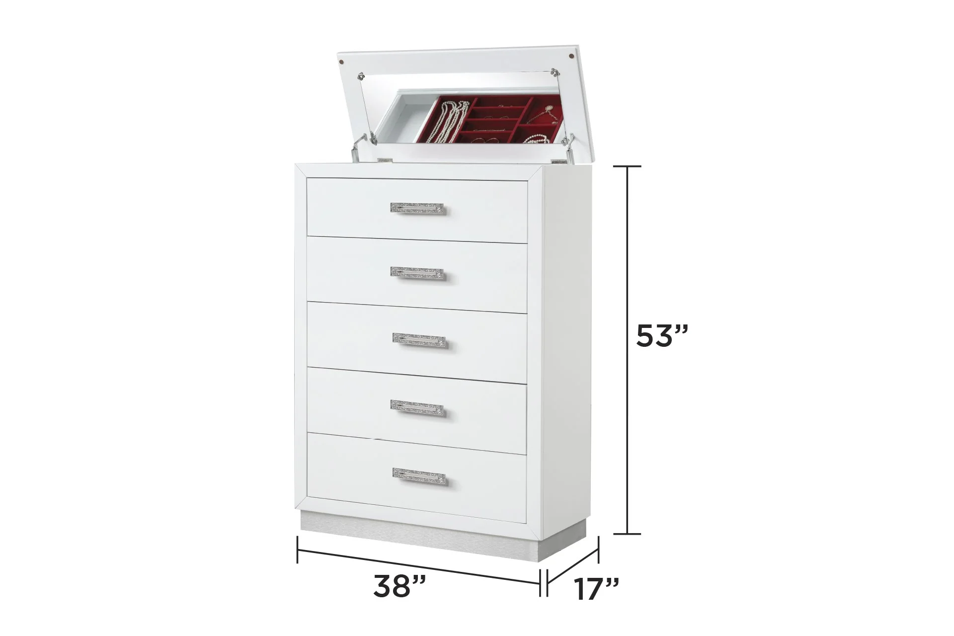 Coco King 5PC with Vanity Bedroom Set - Image 25