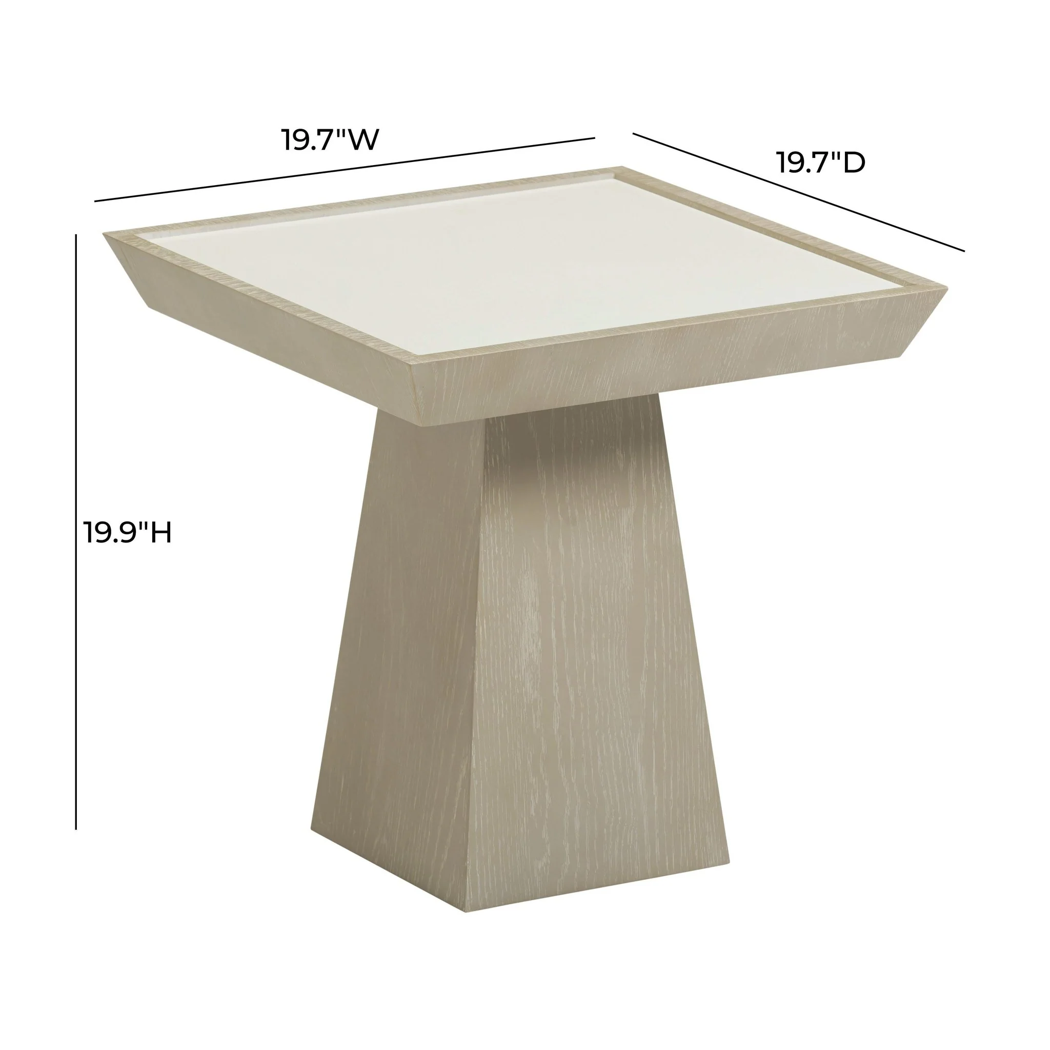 Coco Washed Ash Side Table - Image 6